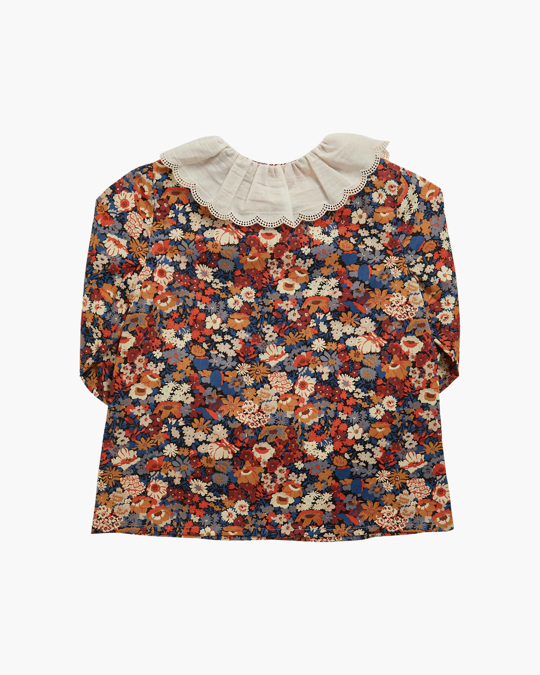 Nina Blouse Thorpe Orange Liberty