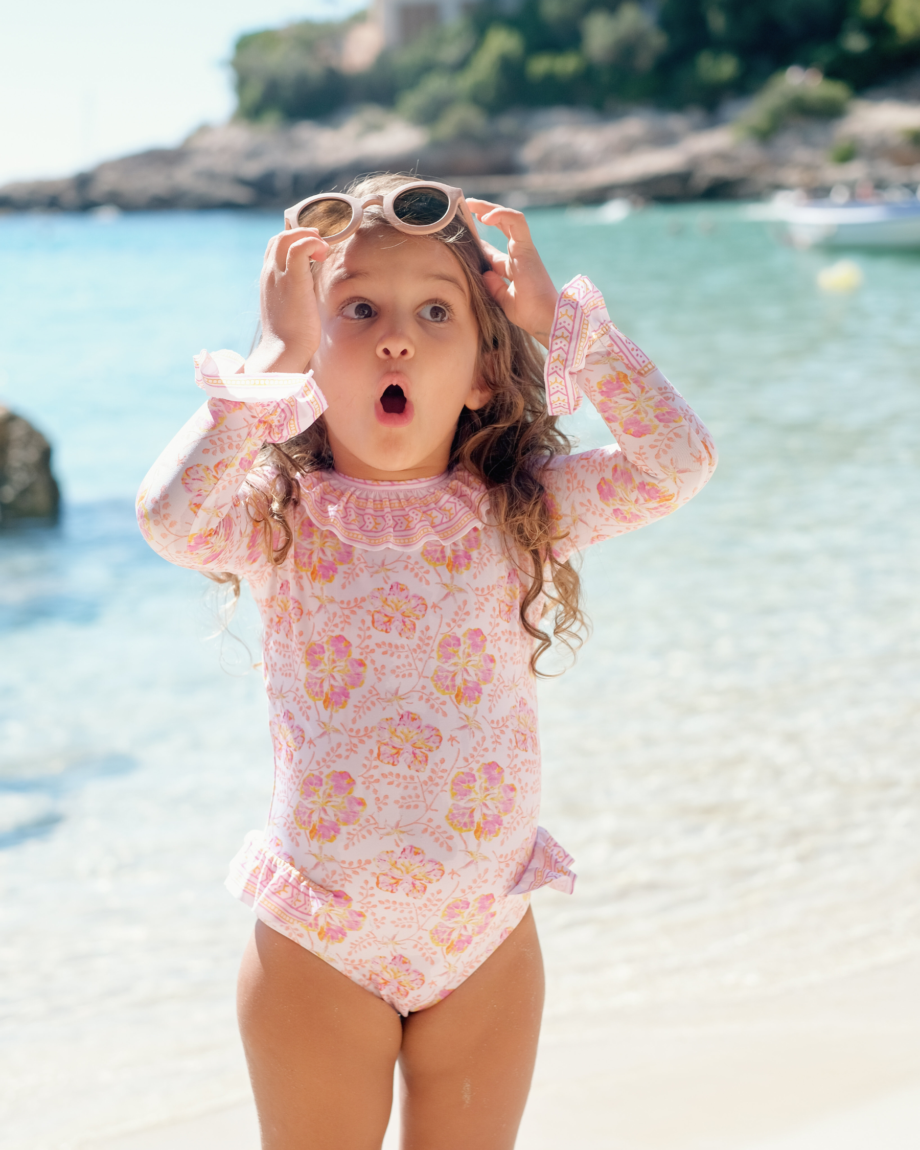 Surfer Swimsuit Floral - Lison Paris x Amaia