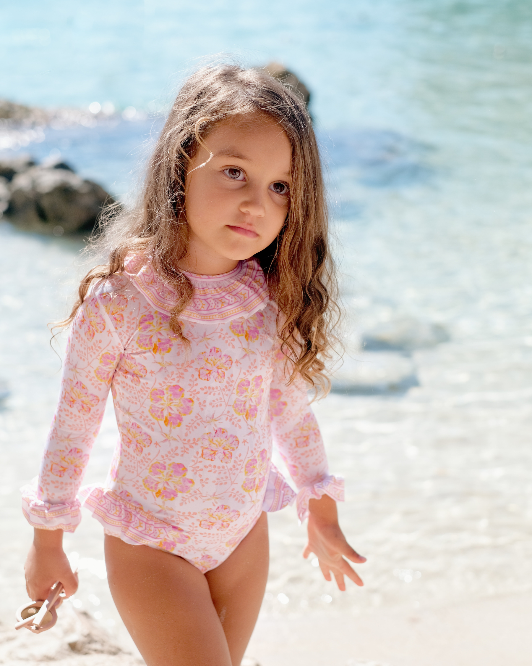 Surfer Swimsuit Floral - Lison Paris x Amaia