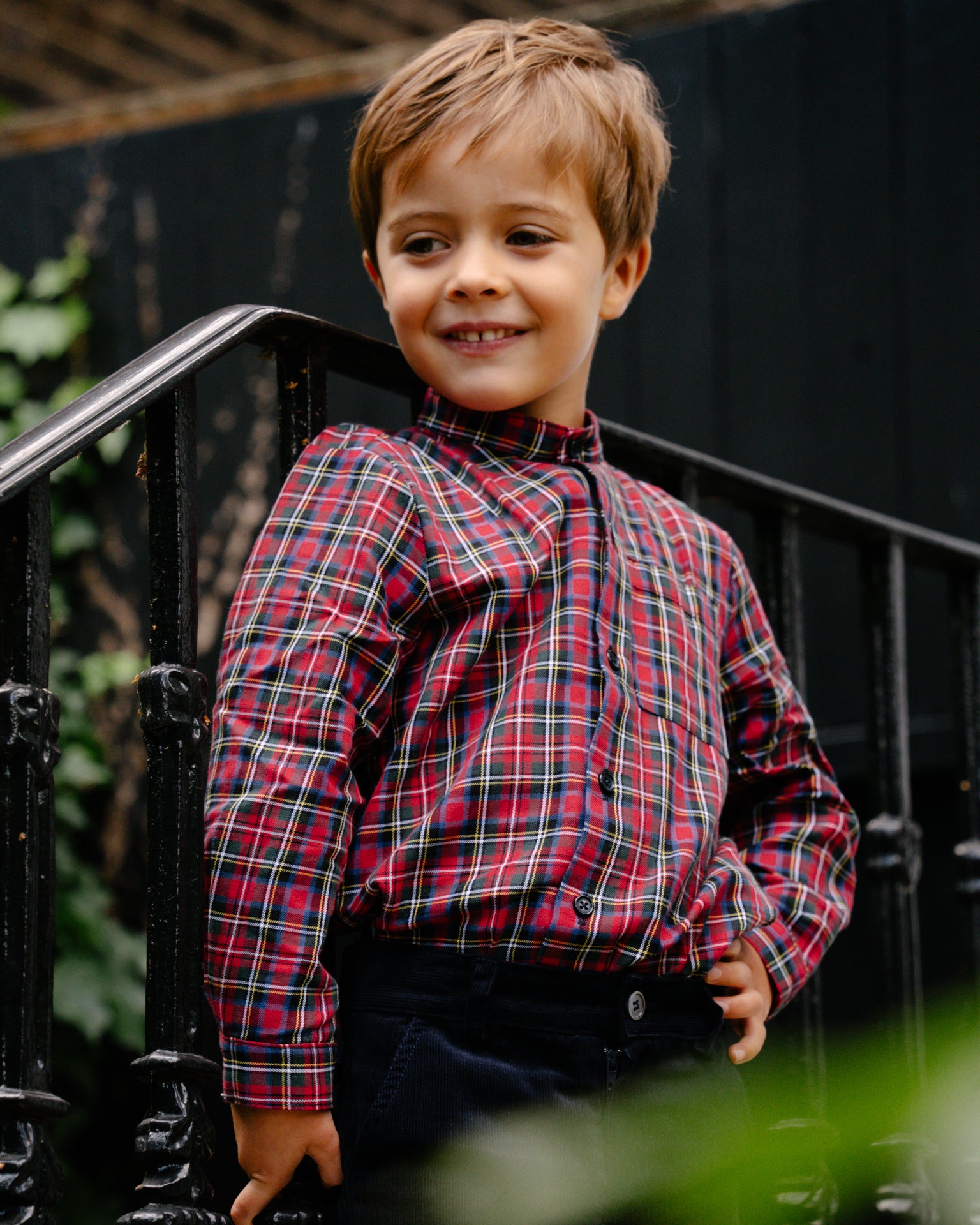 Pereprine Shirt Red Tartan