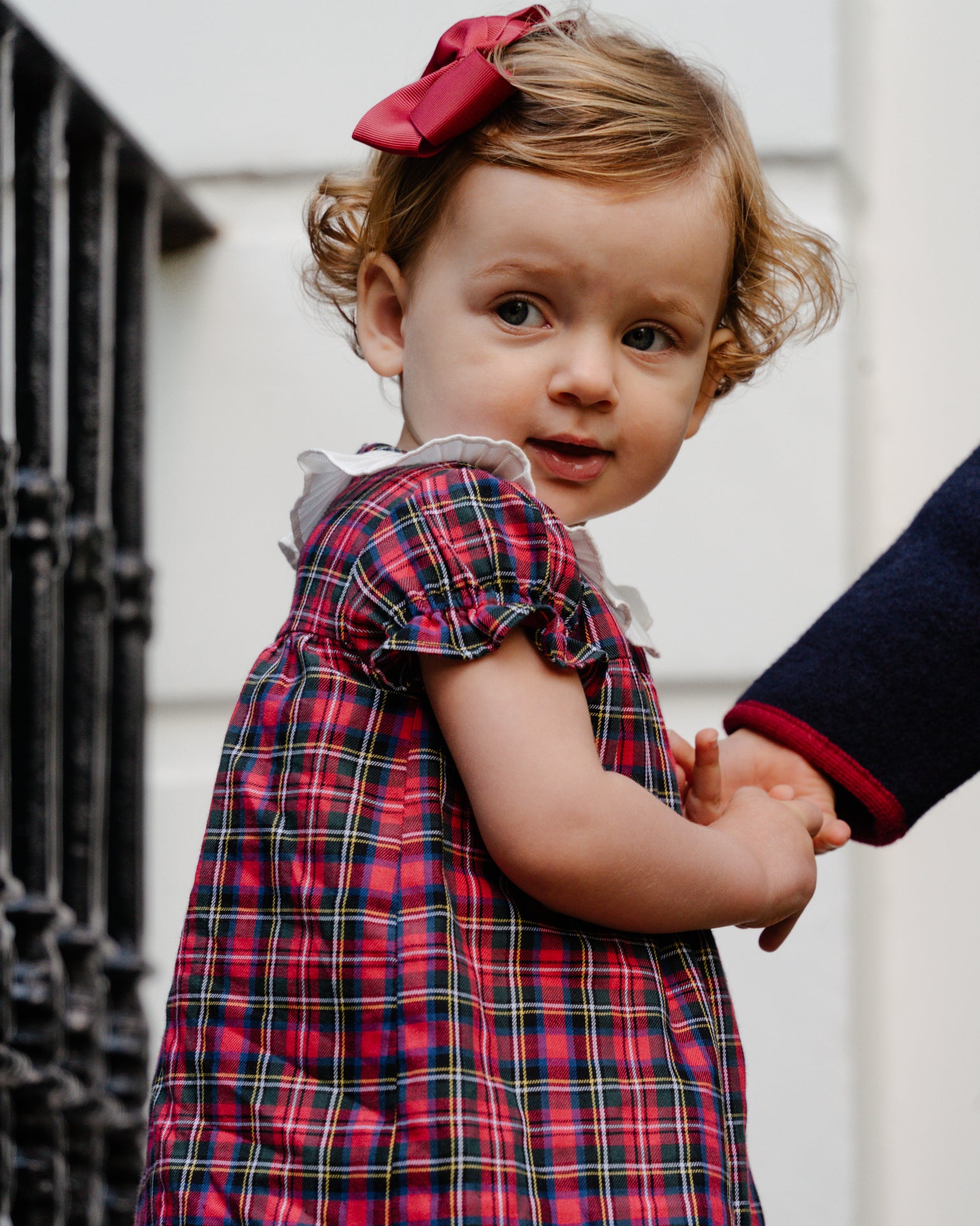 Pompabi Set Red Tartan