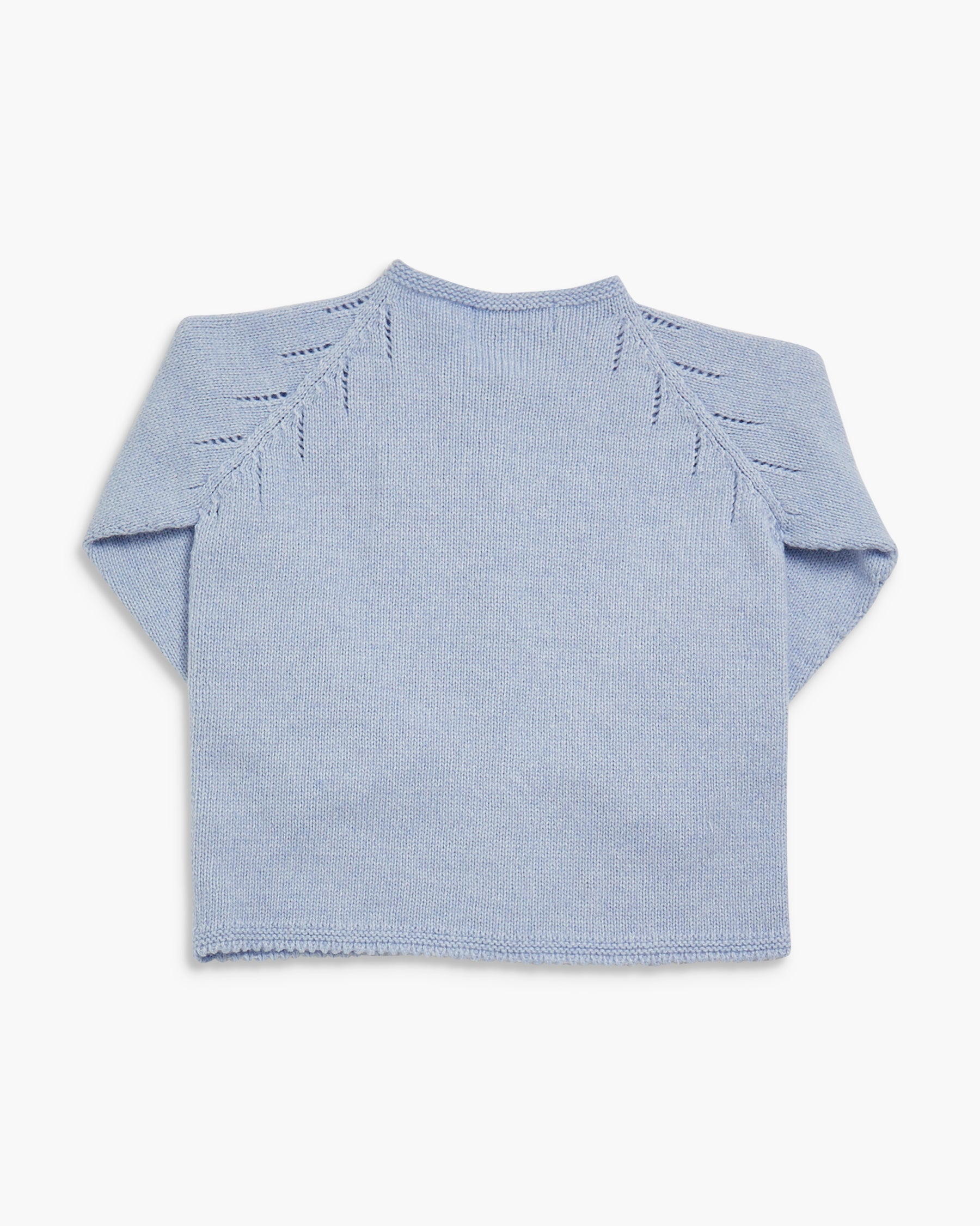 Puce Cardigan Blue