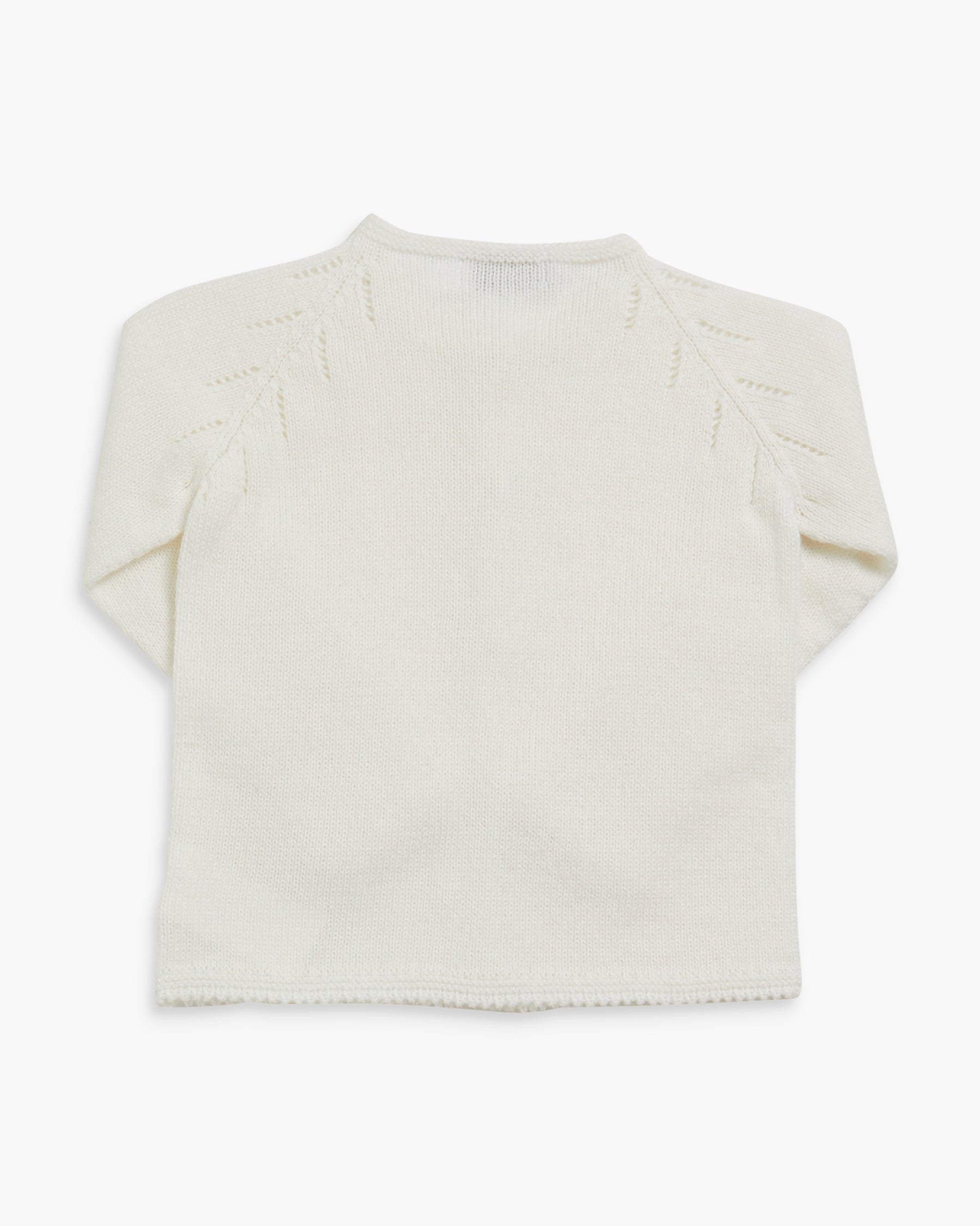 Puce Cardigan Off White