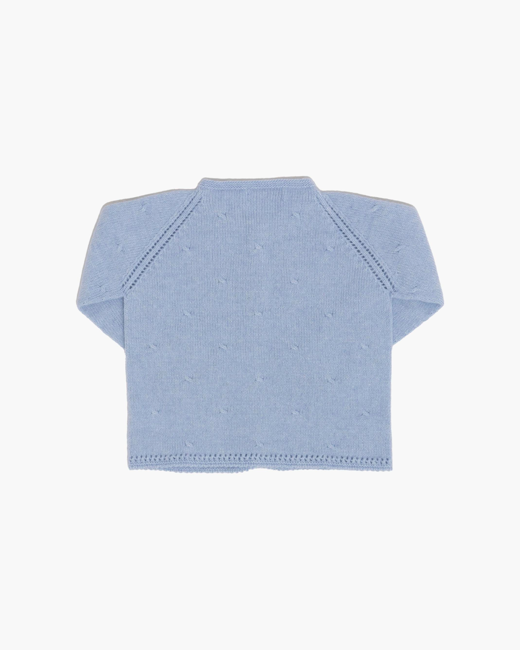 Puce Cardigan Light Blue