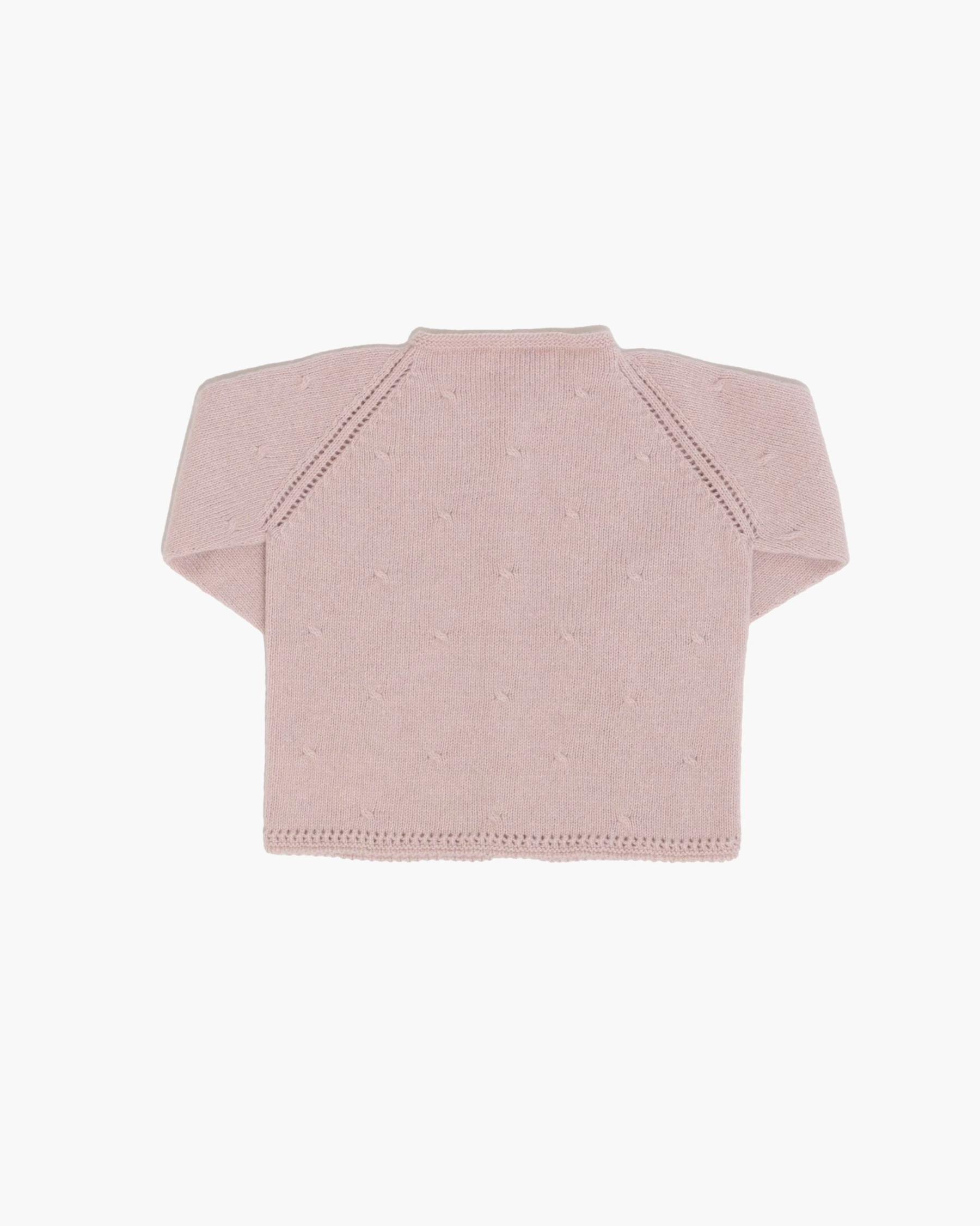 Puce Cardigan Light Pink