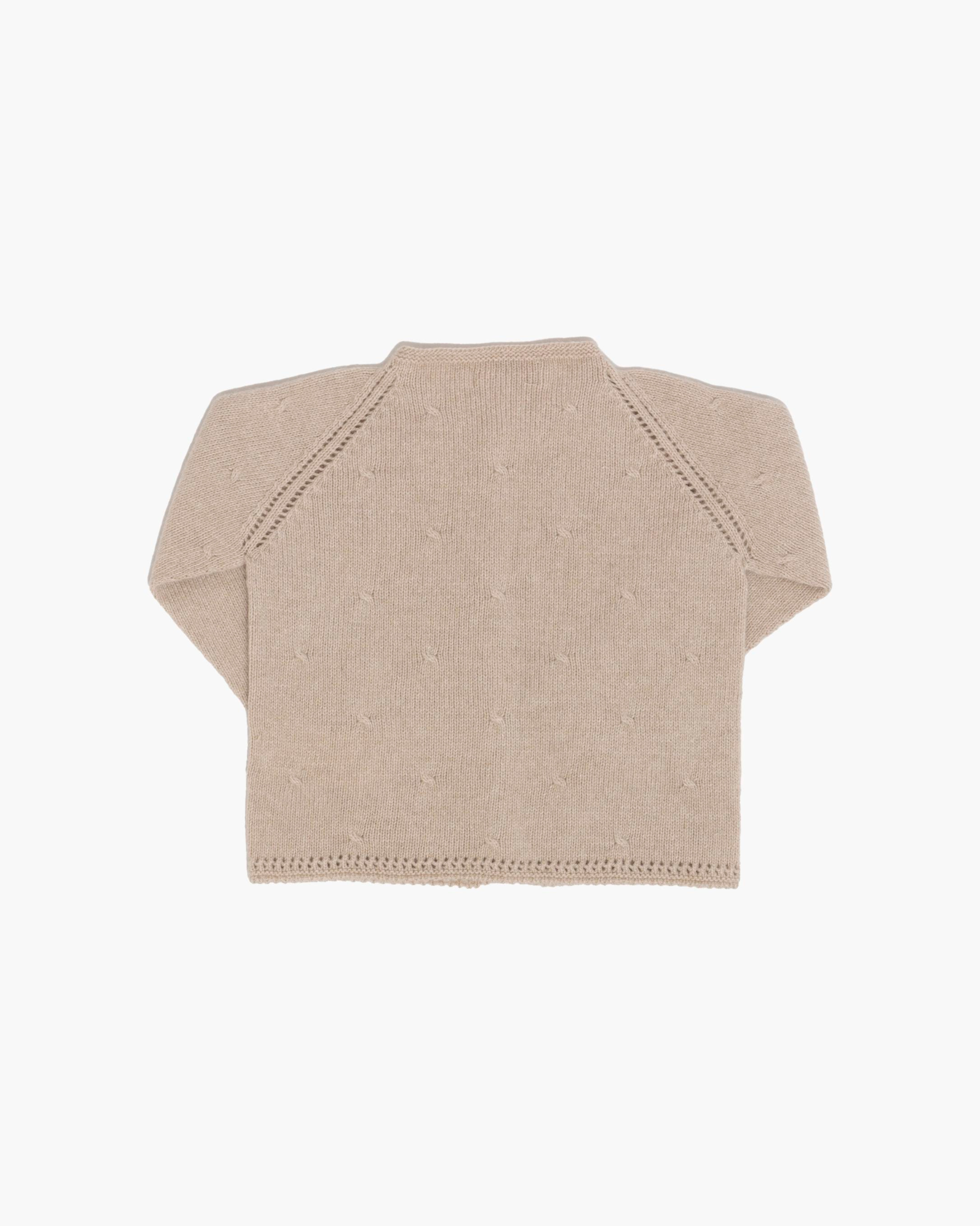 Puce Cardigan Sand