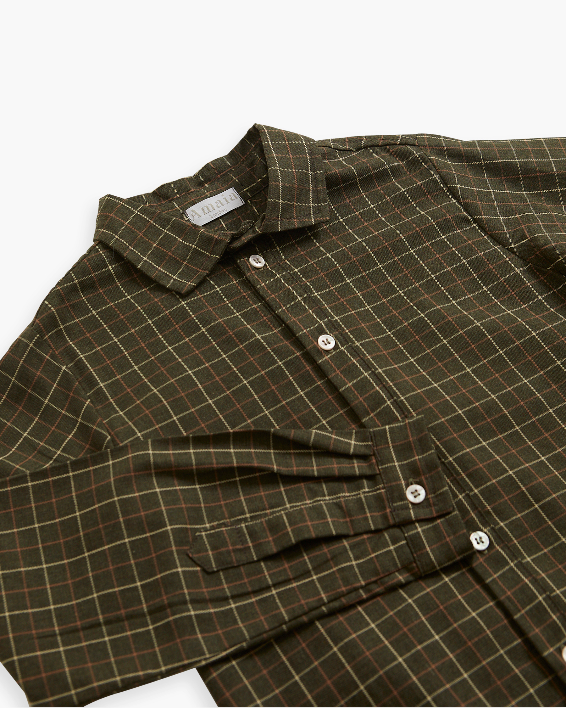 Ralph Shirt Khaki Check