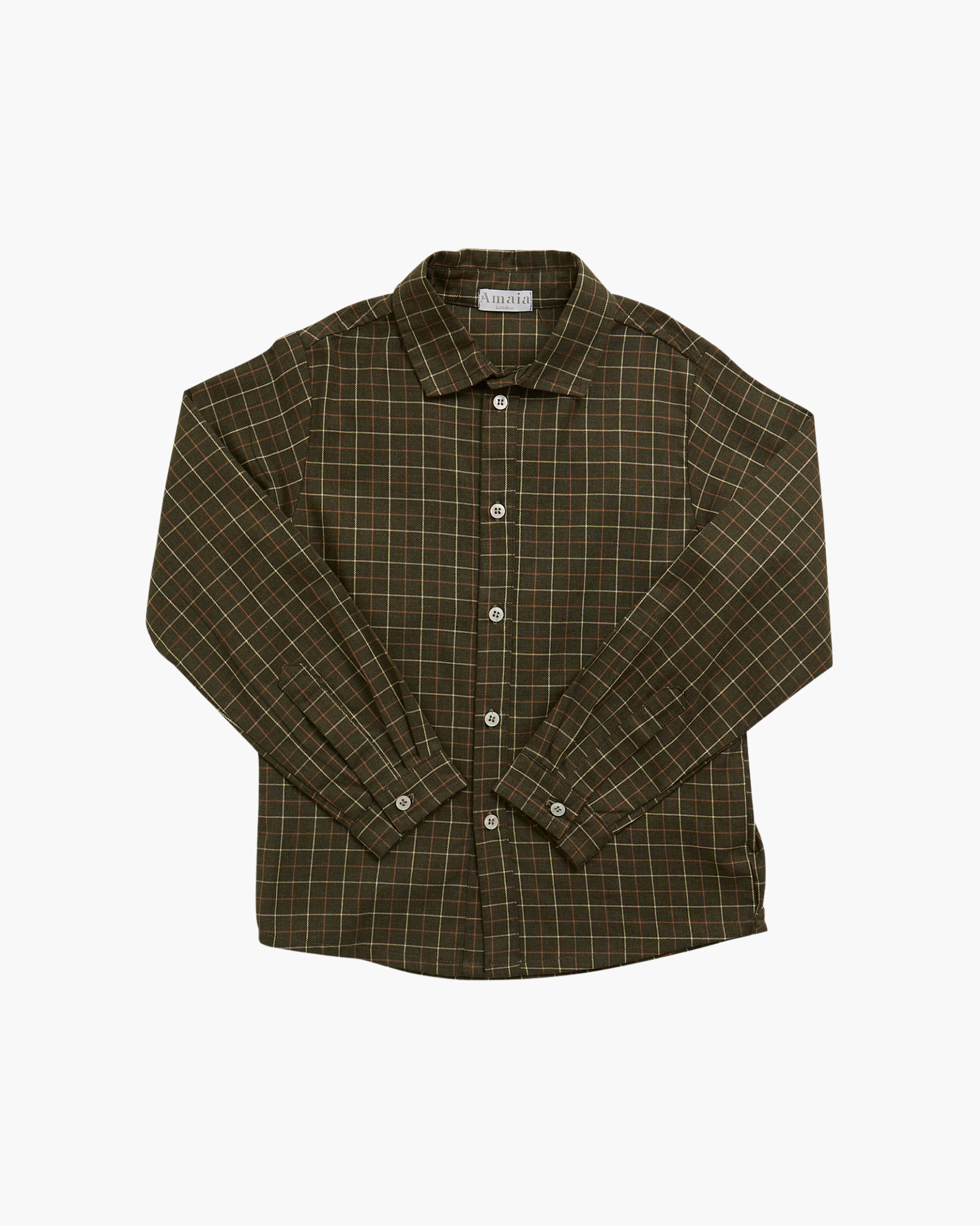 Ralph Shirt Khaki Check