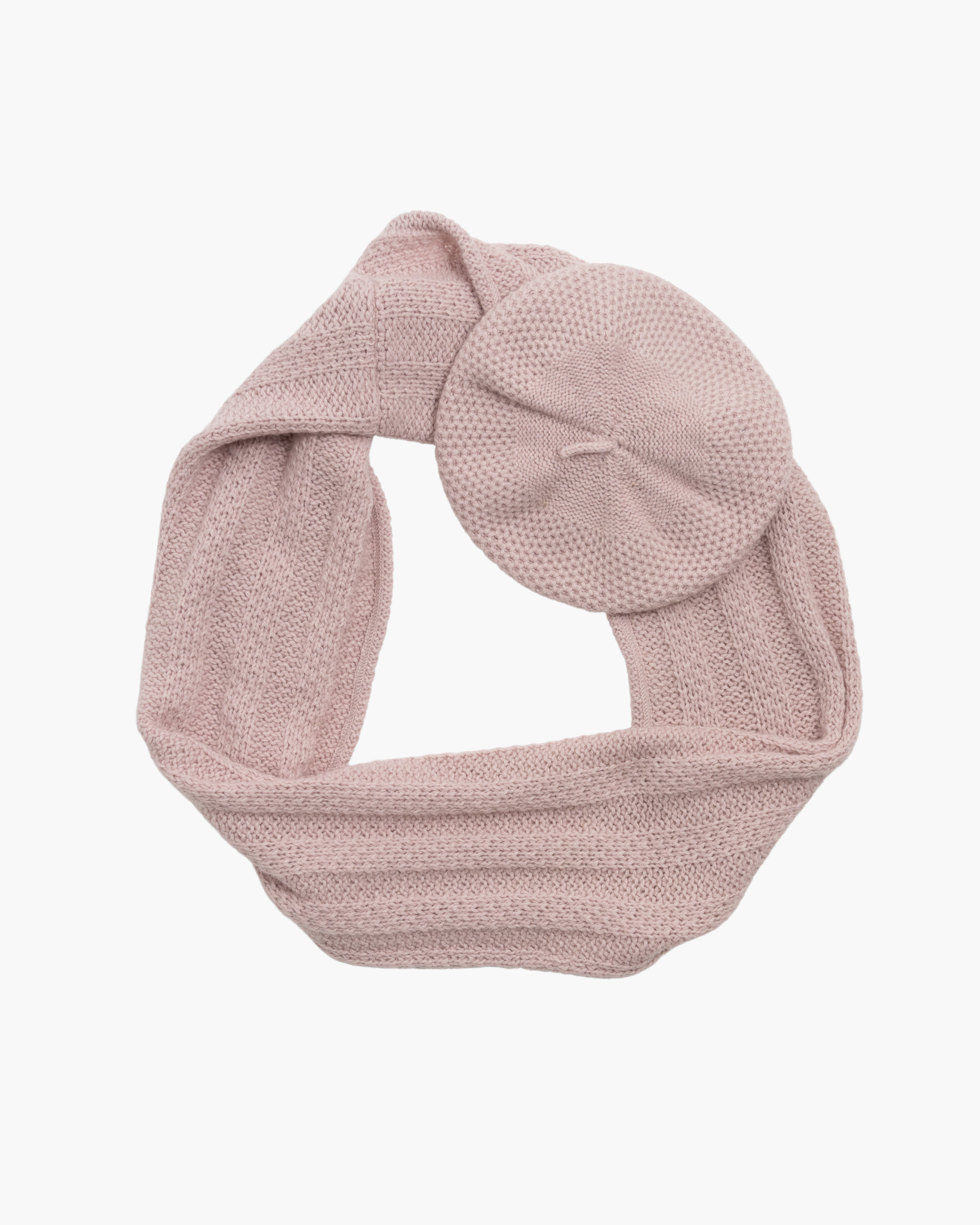 Knitted Beret Pink