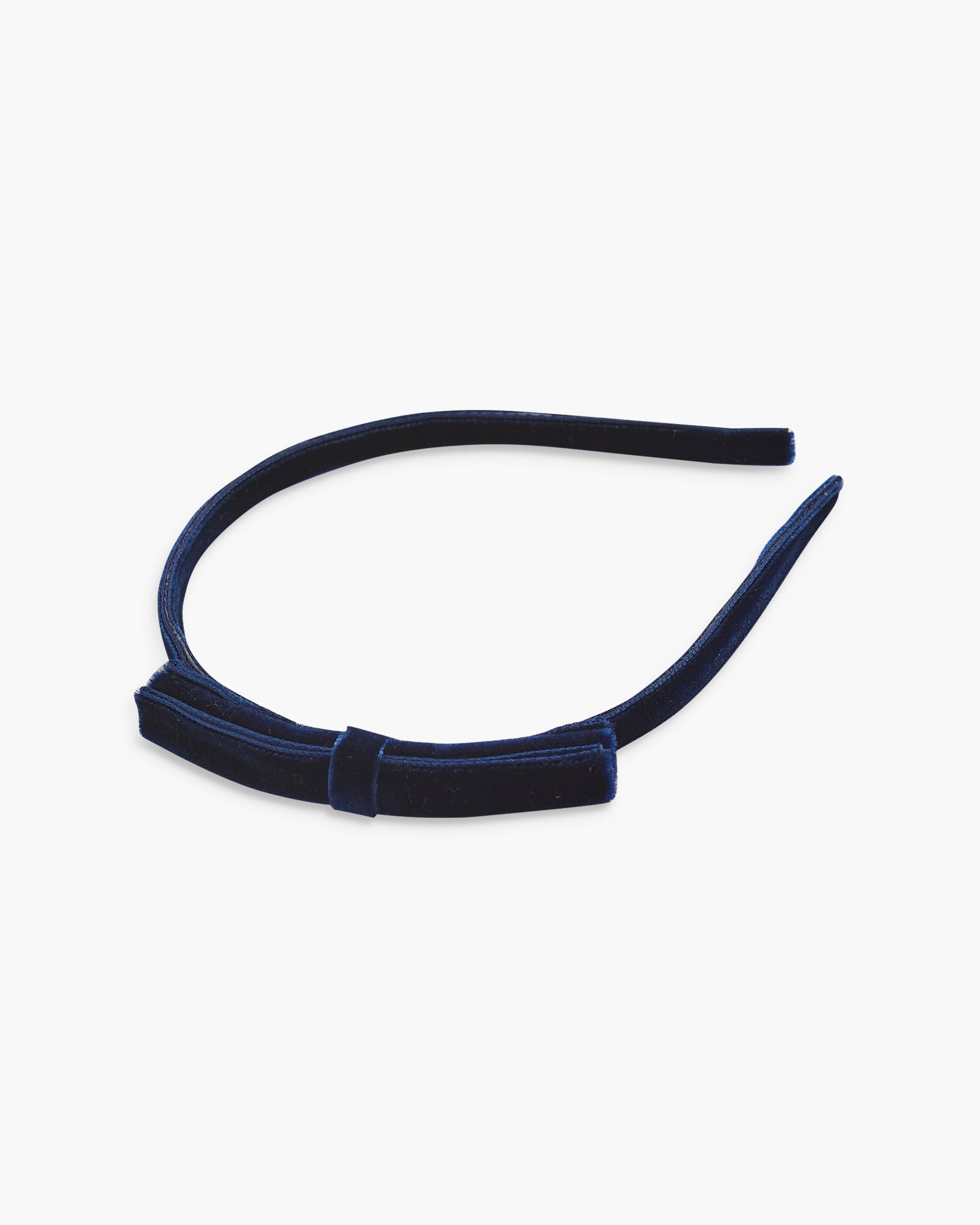 Velvet Headband Navy