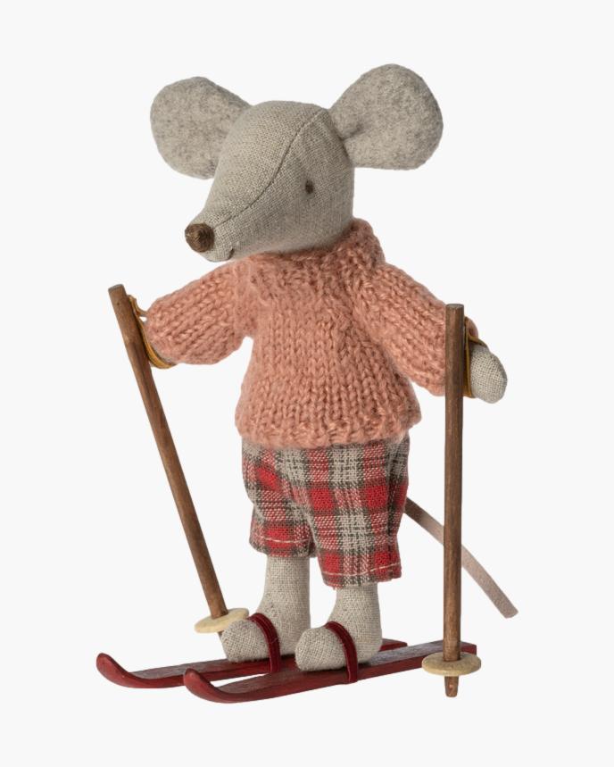 Winter Mouse With Ski Set, Big Sister