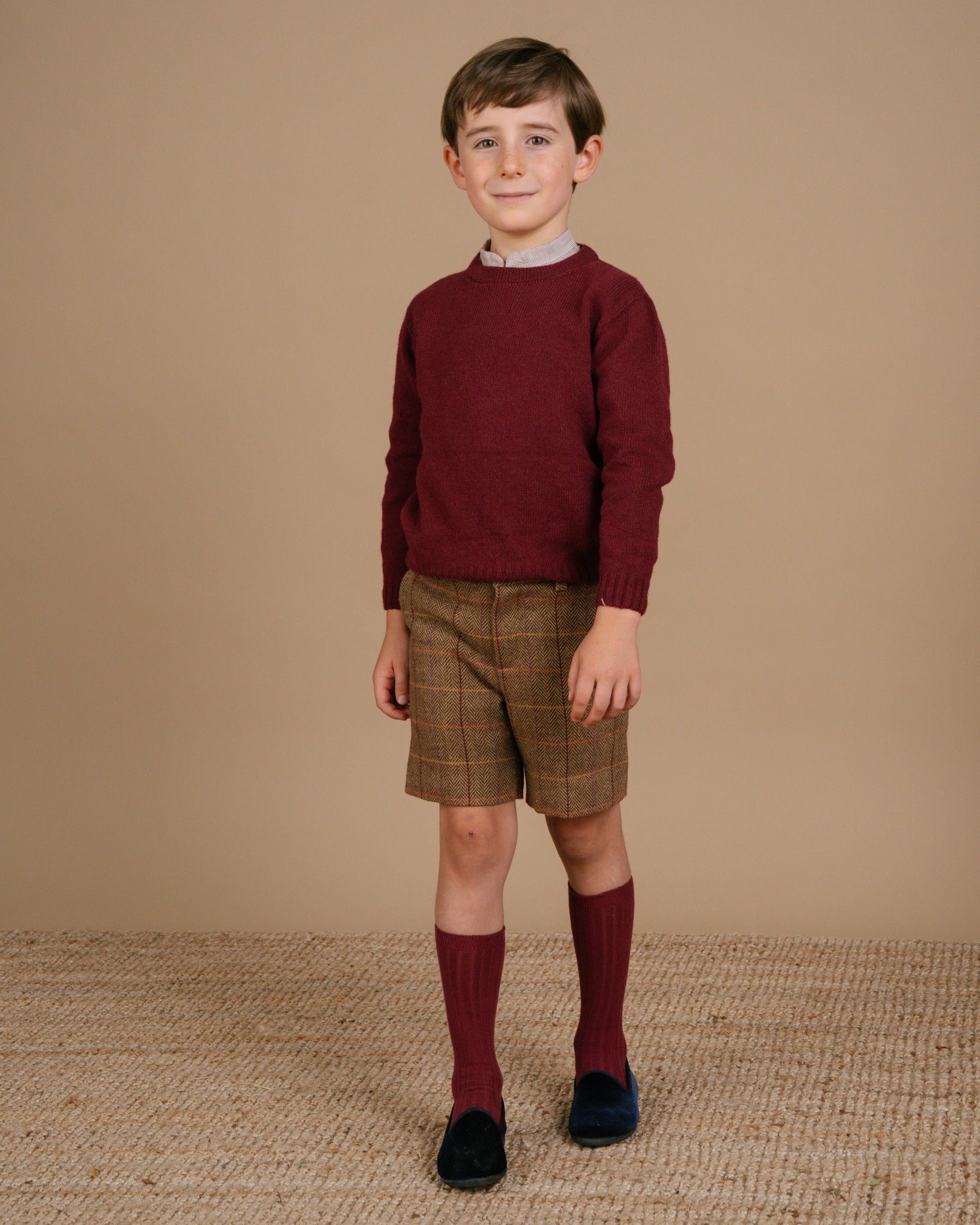 Gull Short Brown Tweed