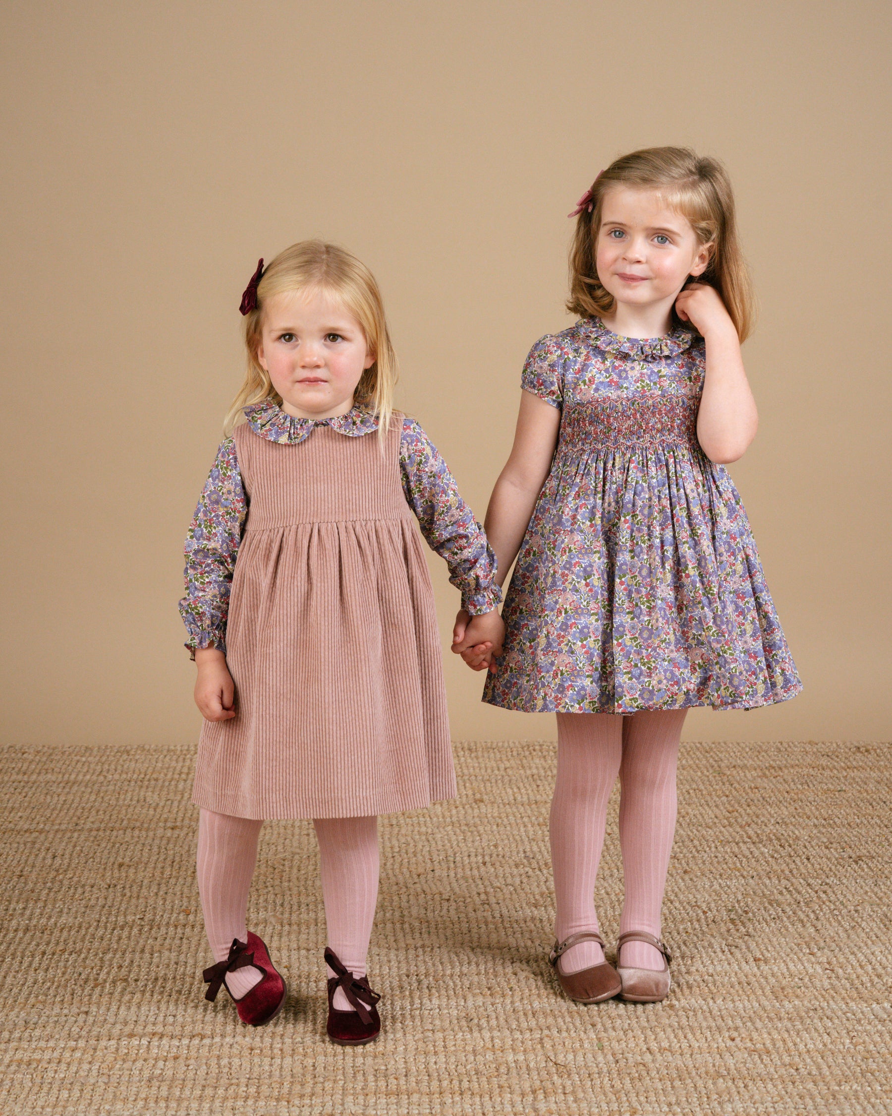 Pichi Dress Dusty Pink Corduroy
