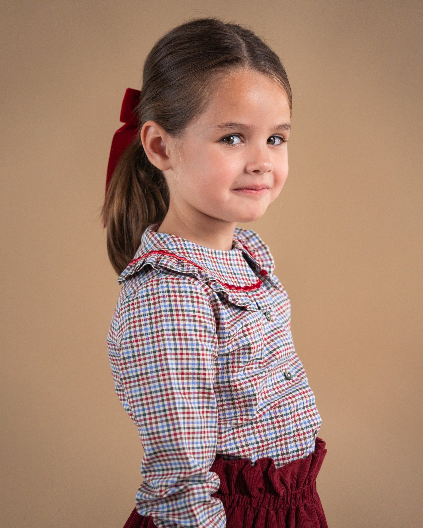 Grenelle Blouse Multico Check Twill