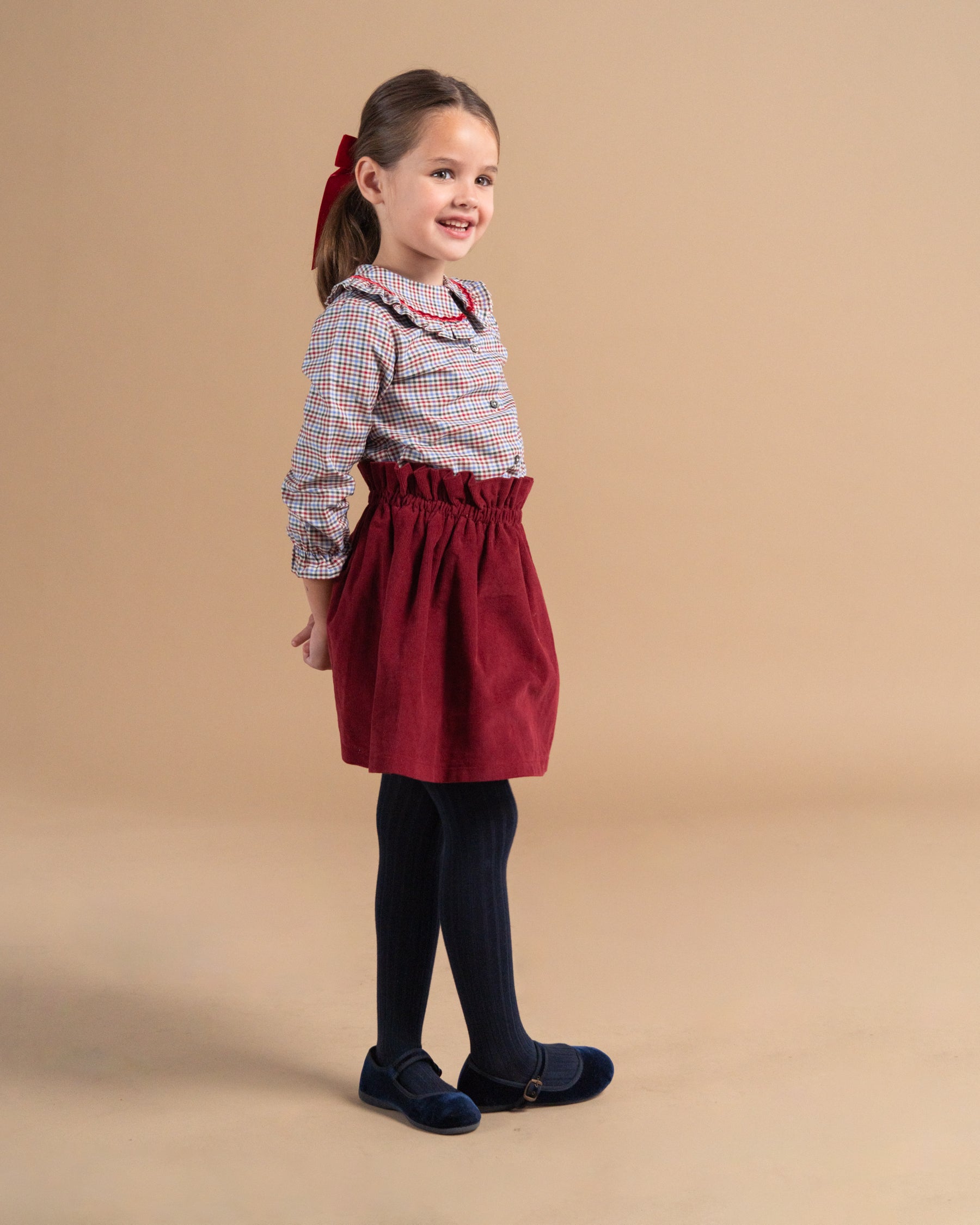 Grenelle Blouse Multico Check Twill