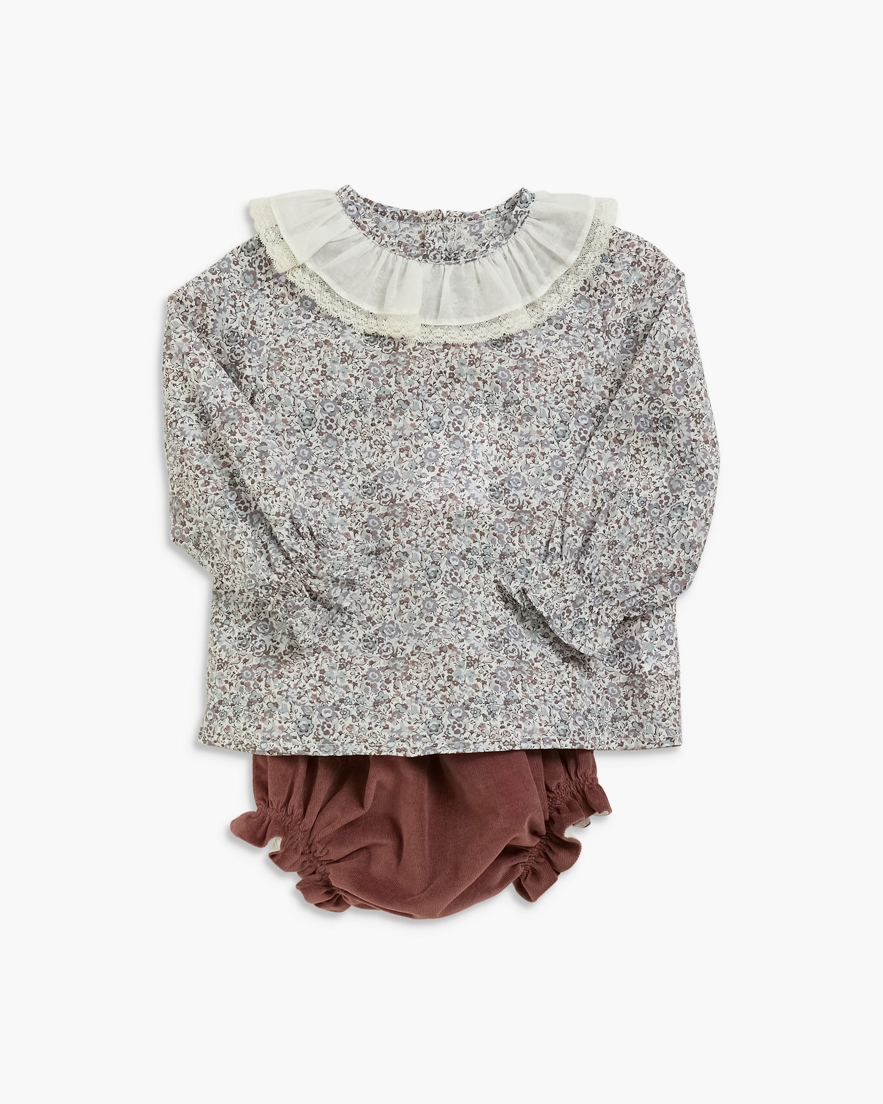 Amelia Blouse Blue Plum Liberty
