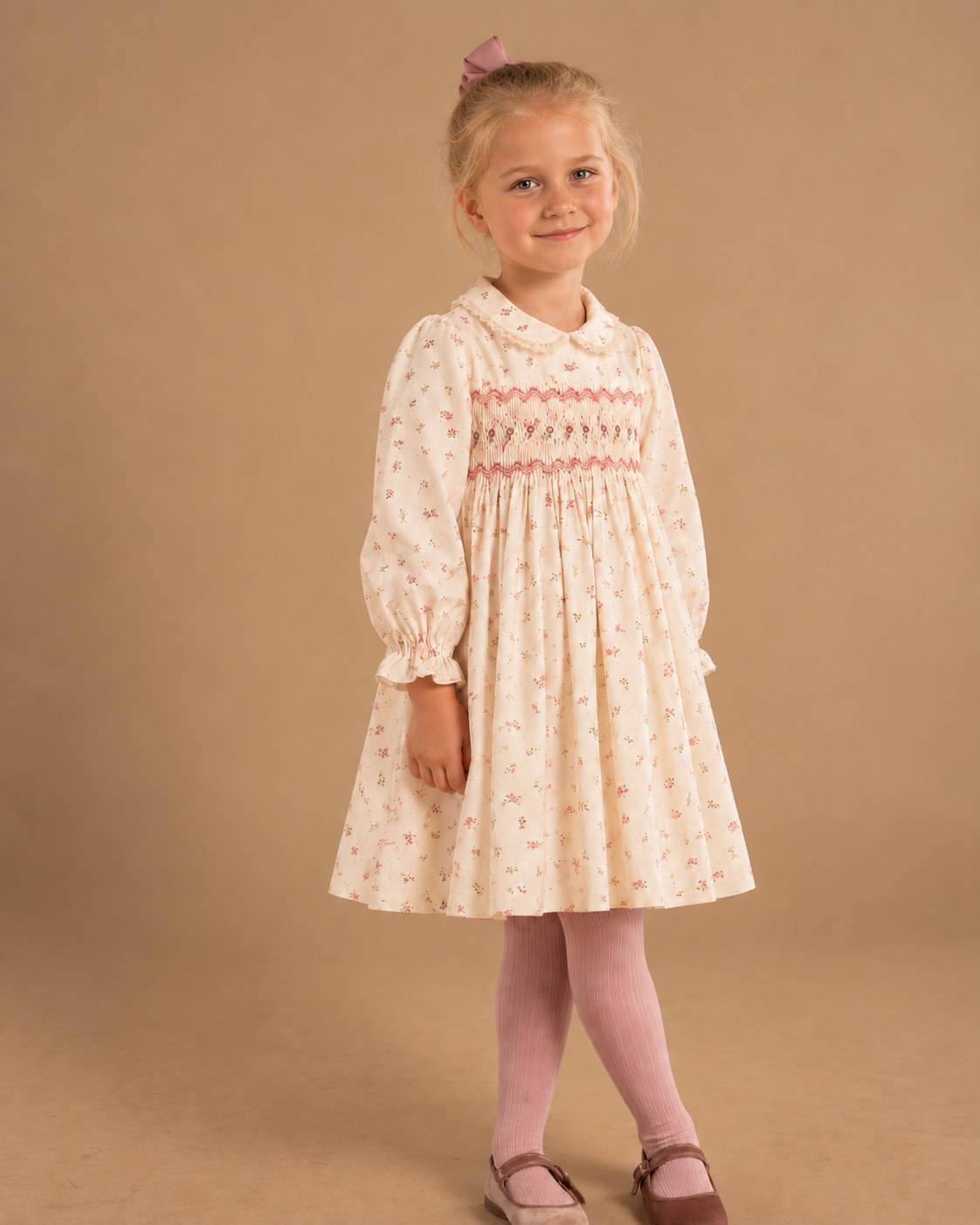 Charlotte Dress Minifloral Babycord