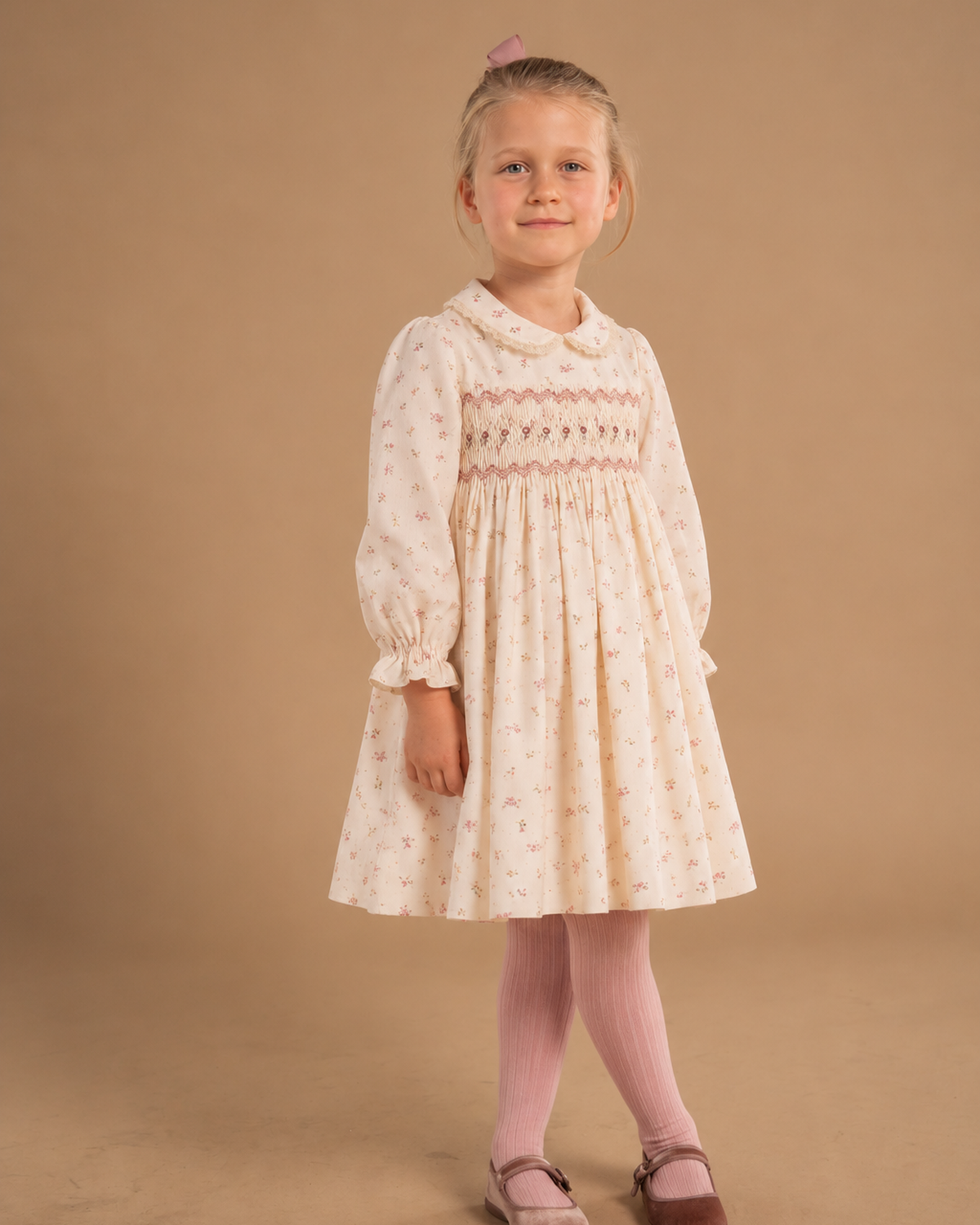 Charlotte Dress Minifloral Babycord