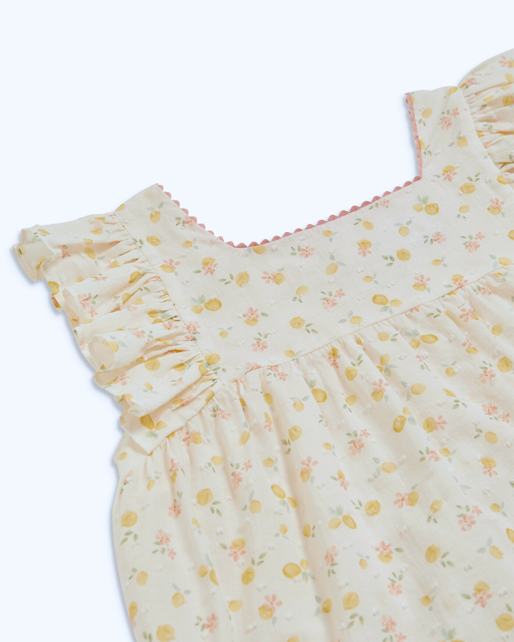 Clelia Top Printed Plumetis