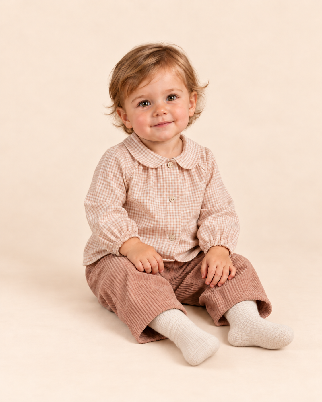 Colinette Blouse Pink Vichy Twill
