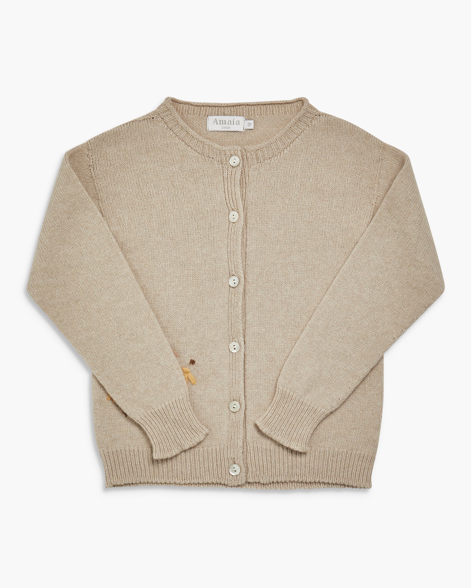 Beige cardigan for girl