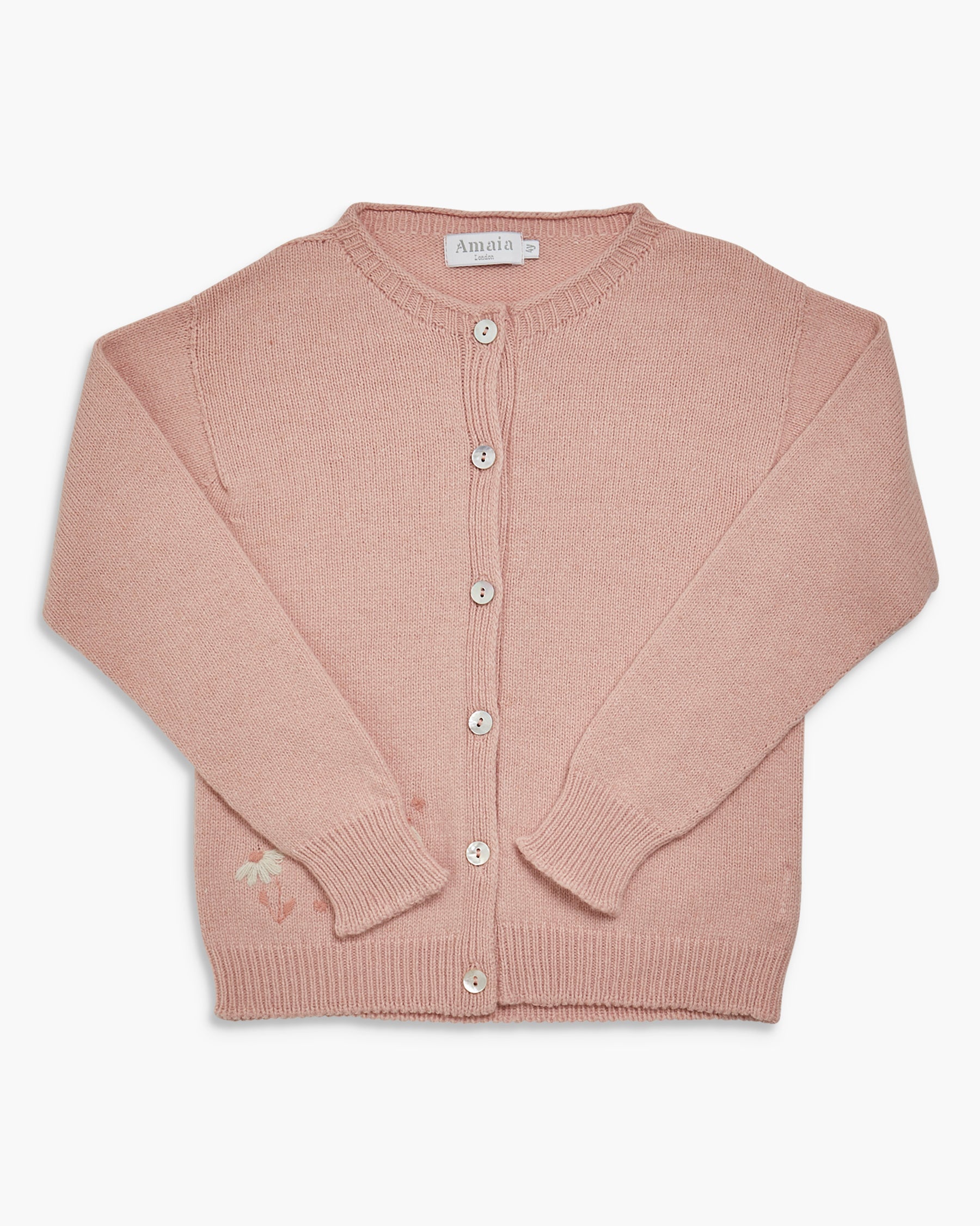 Pink cardigan for girl