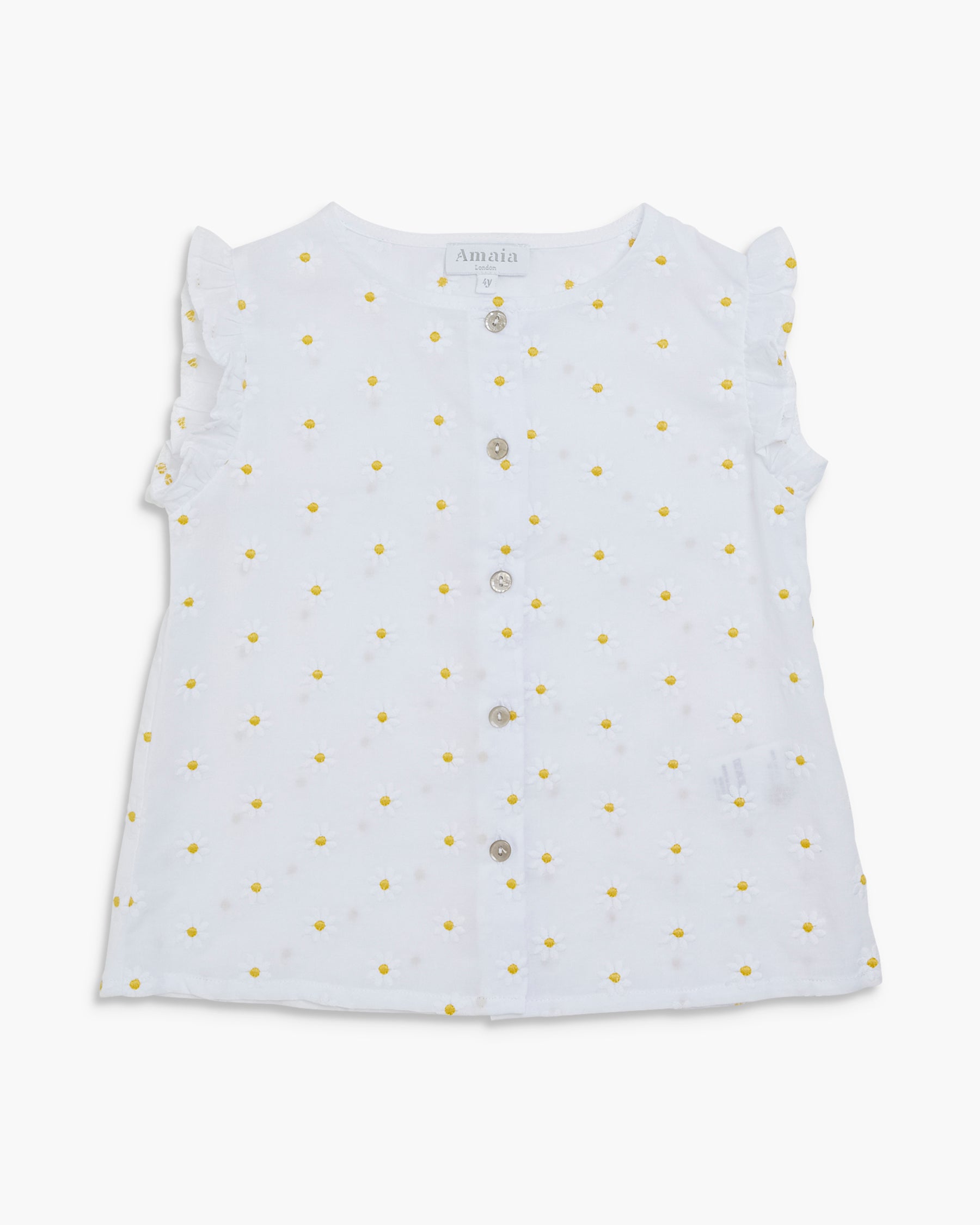 Noemie Top Daisy Embroidered