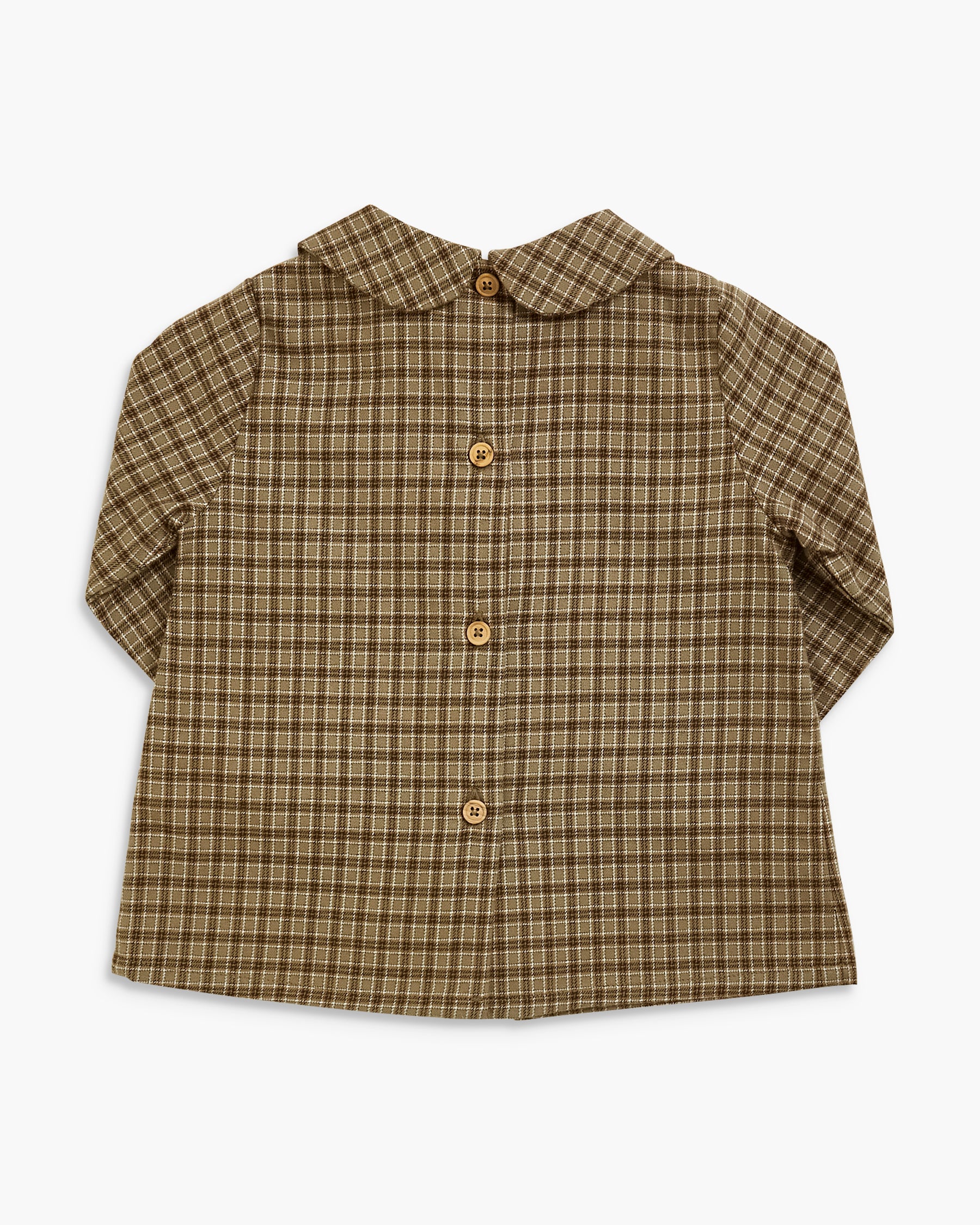 Darius Shirt Green Brown Check