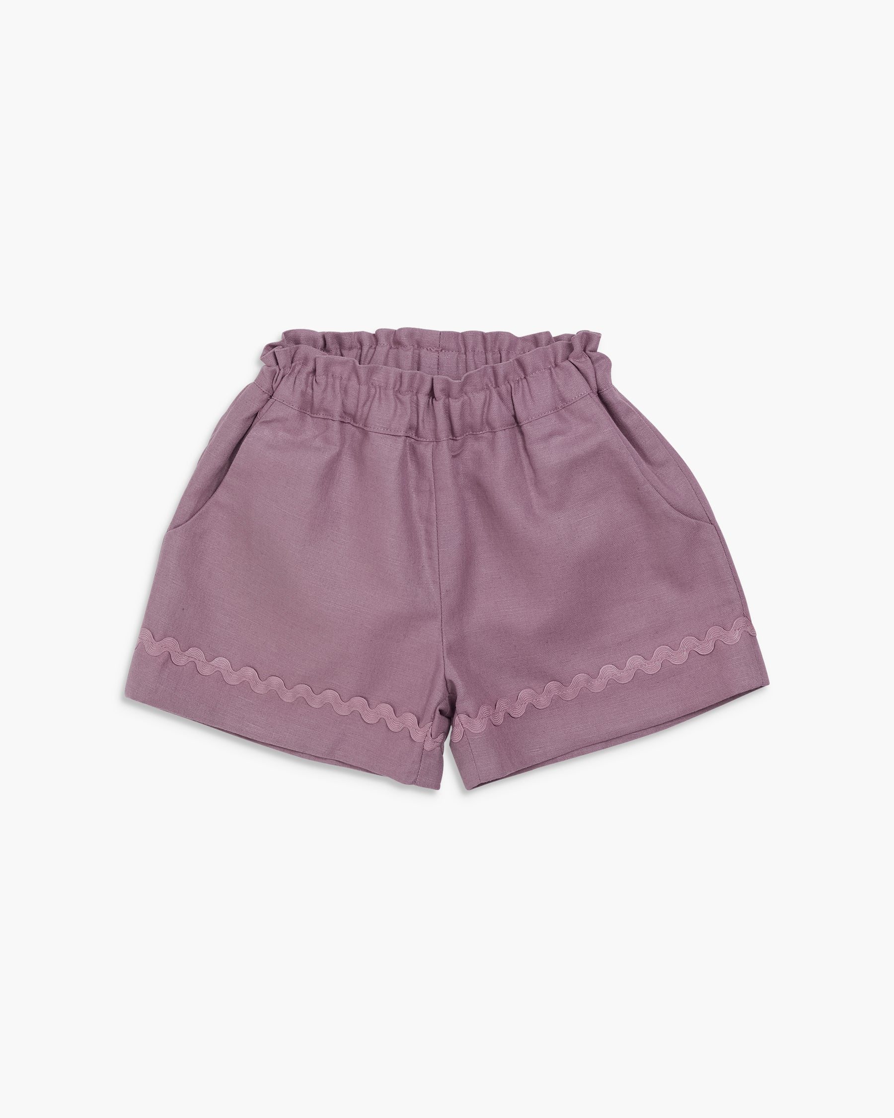 Freesia Short Purple Twill