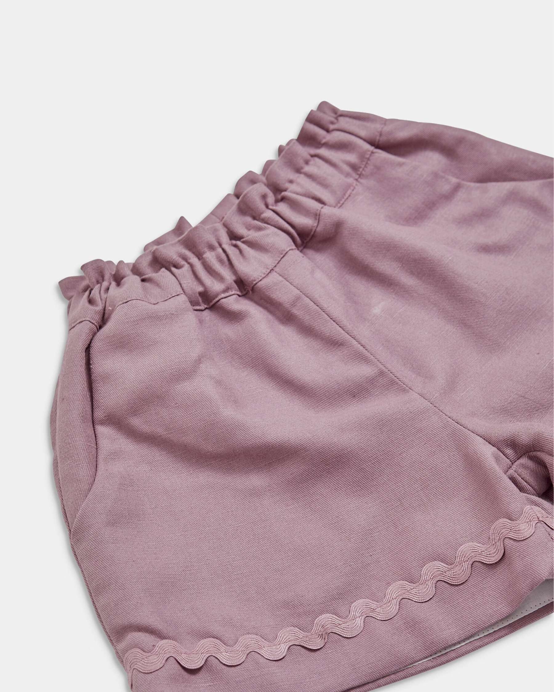 Freesia Short Purple Twill