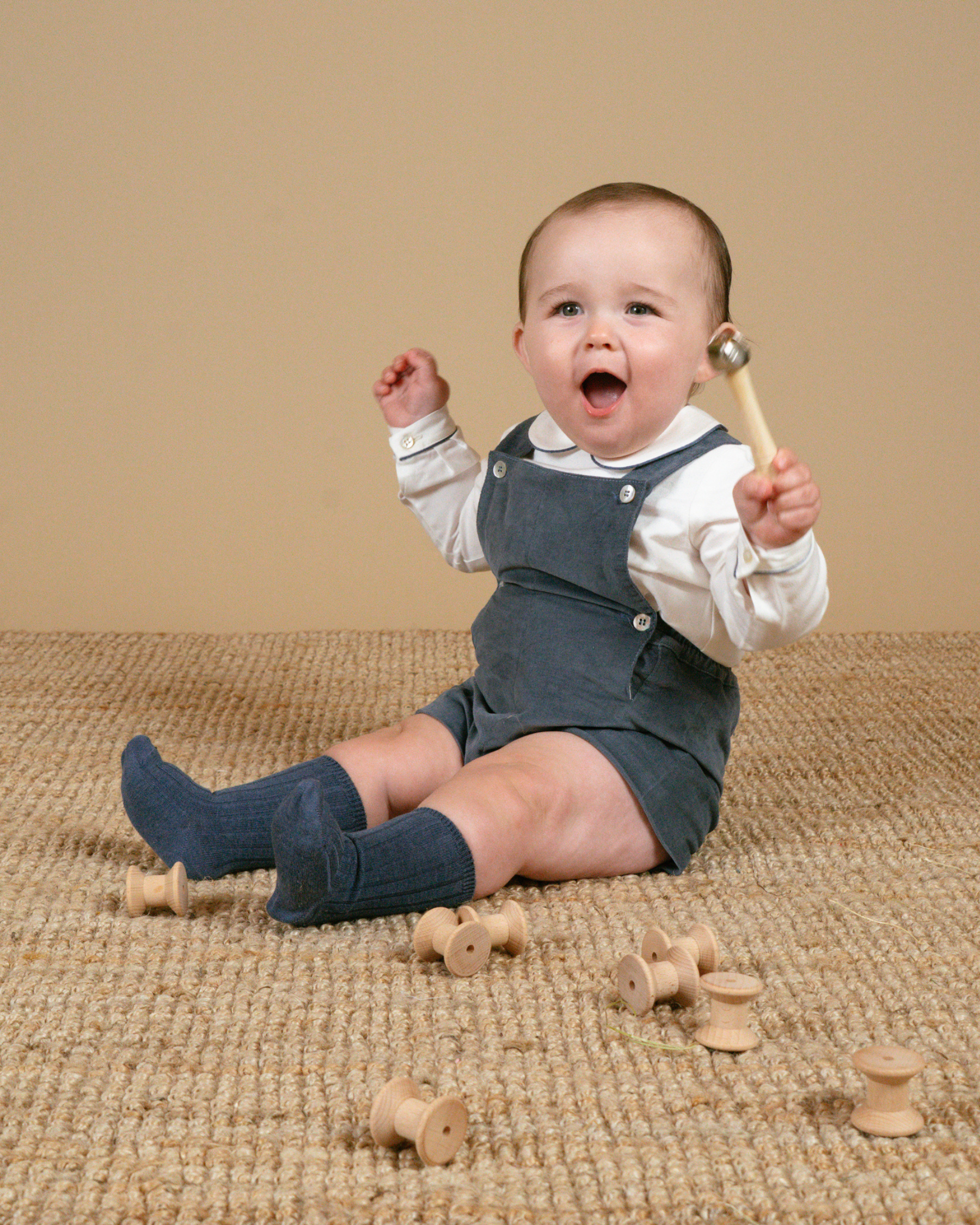Hector Dungaree Midnight Blue