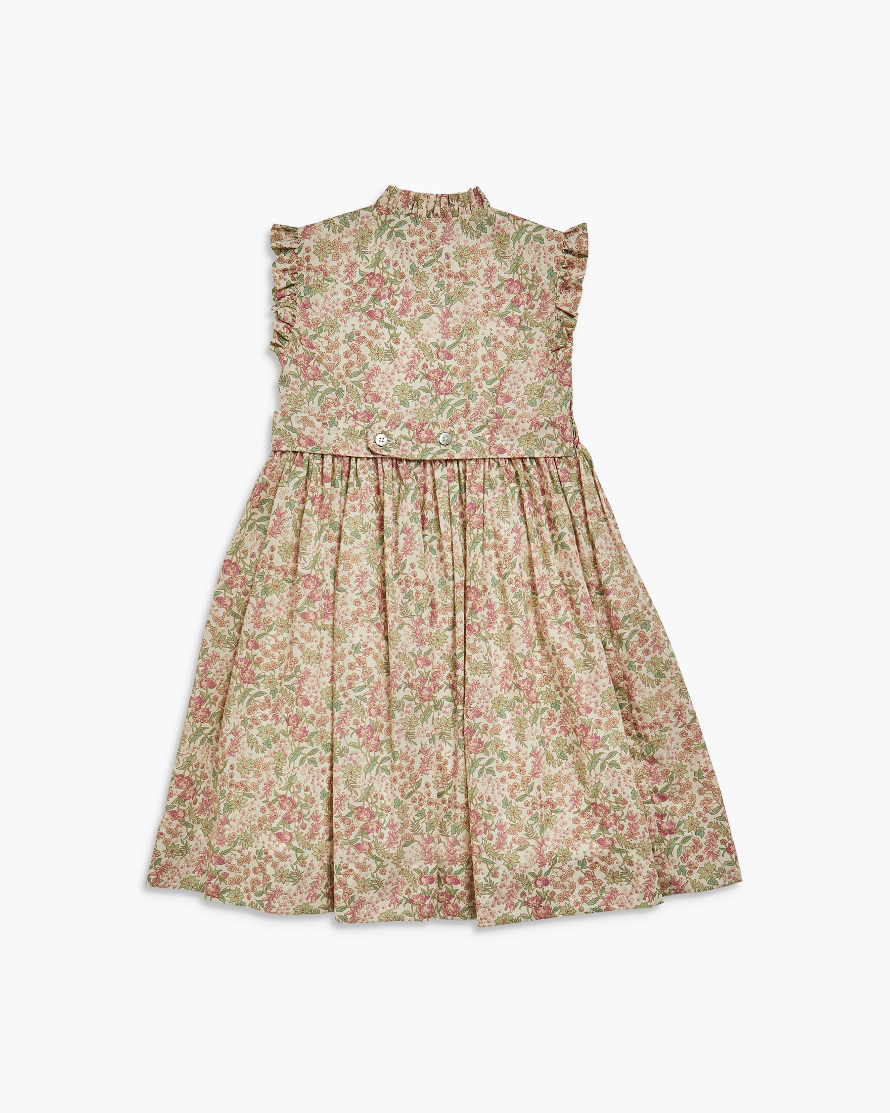 Floral dress on a white background