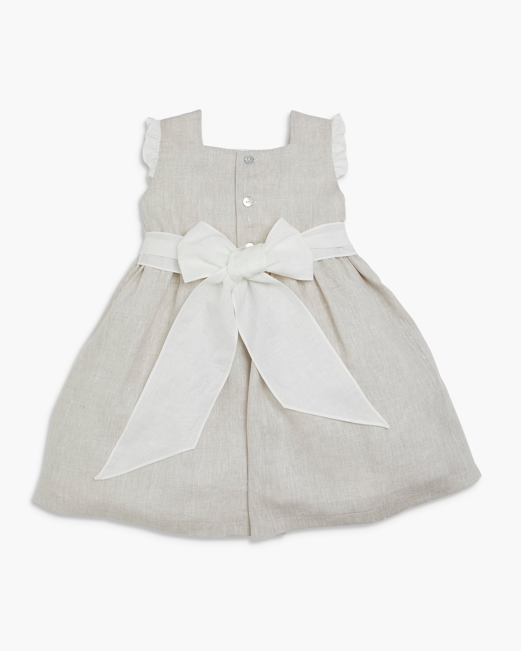 Lilly Dress Beige Linen