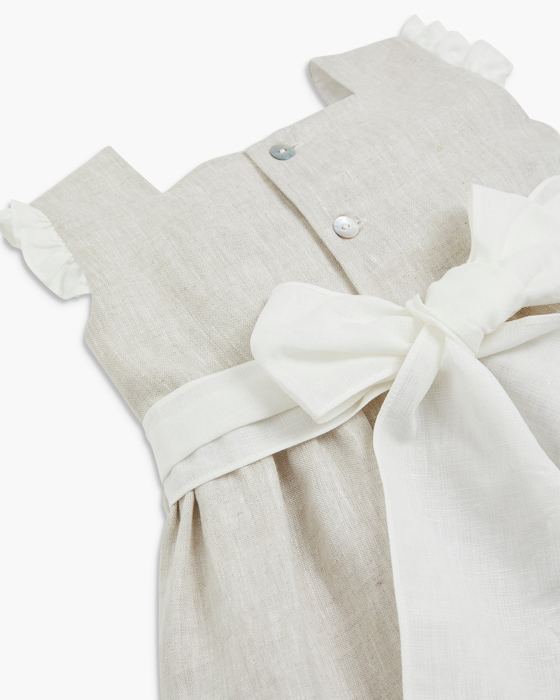 Lilly Dress Beige Linen