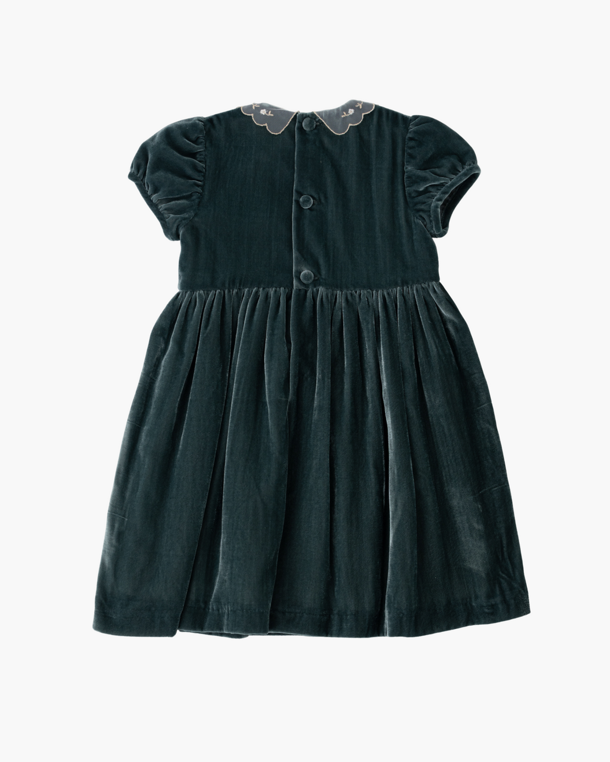 Lucrezia Dress Emerald Velvet