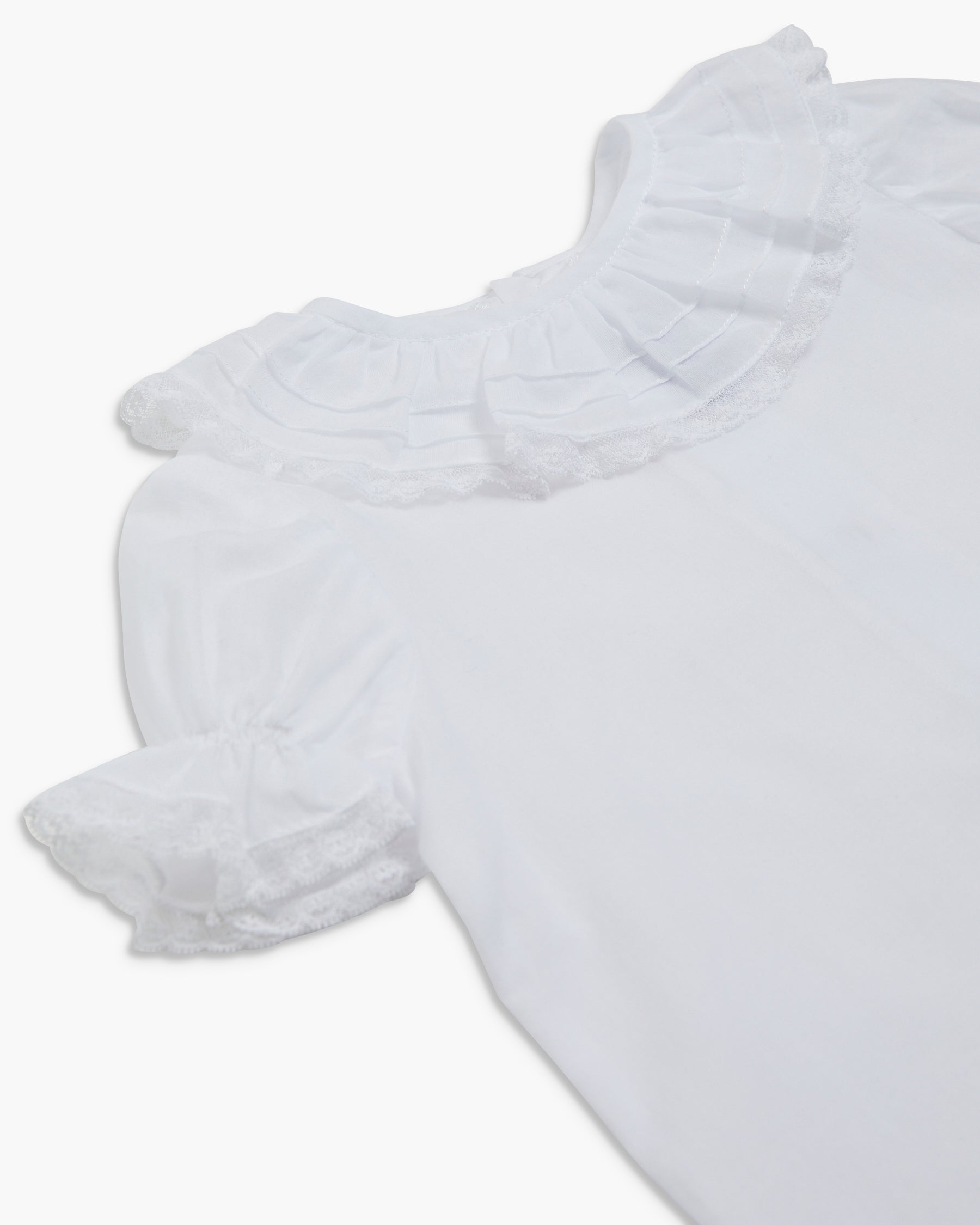 Montaigne Blouse White Voile