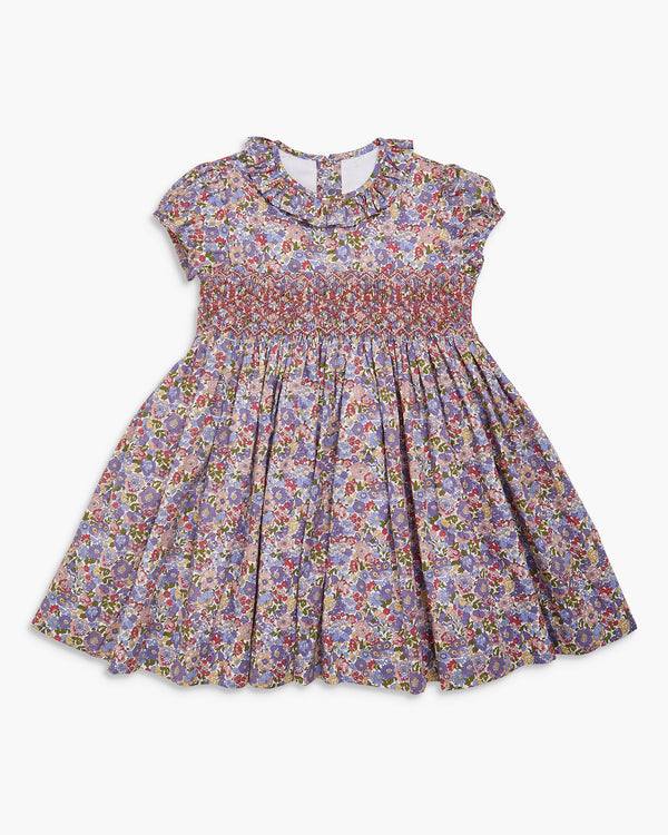 Floral dress on a white background