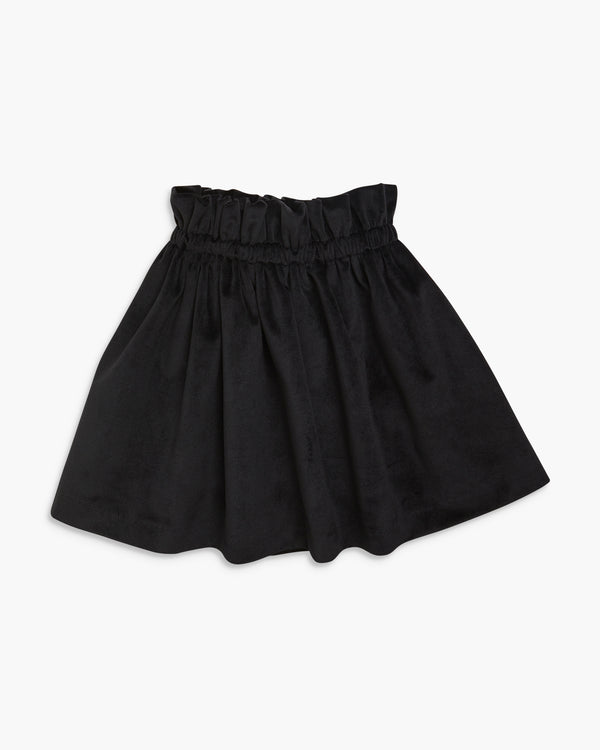 Black skirt on a white background