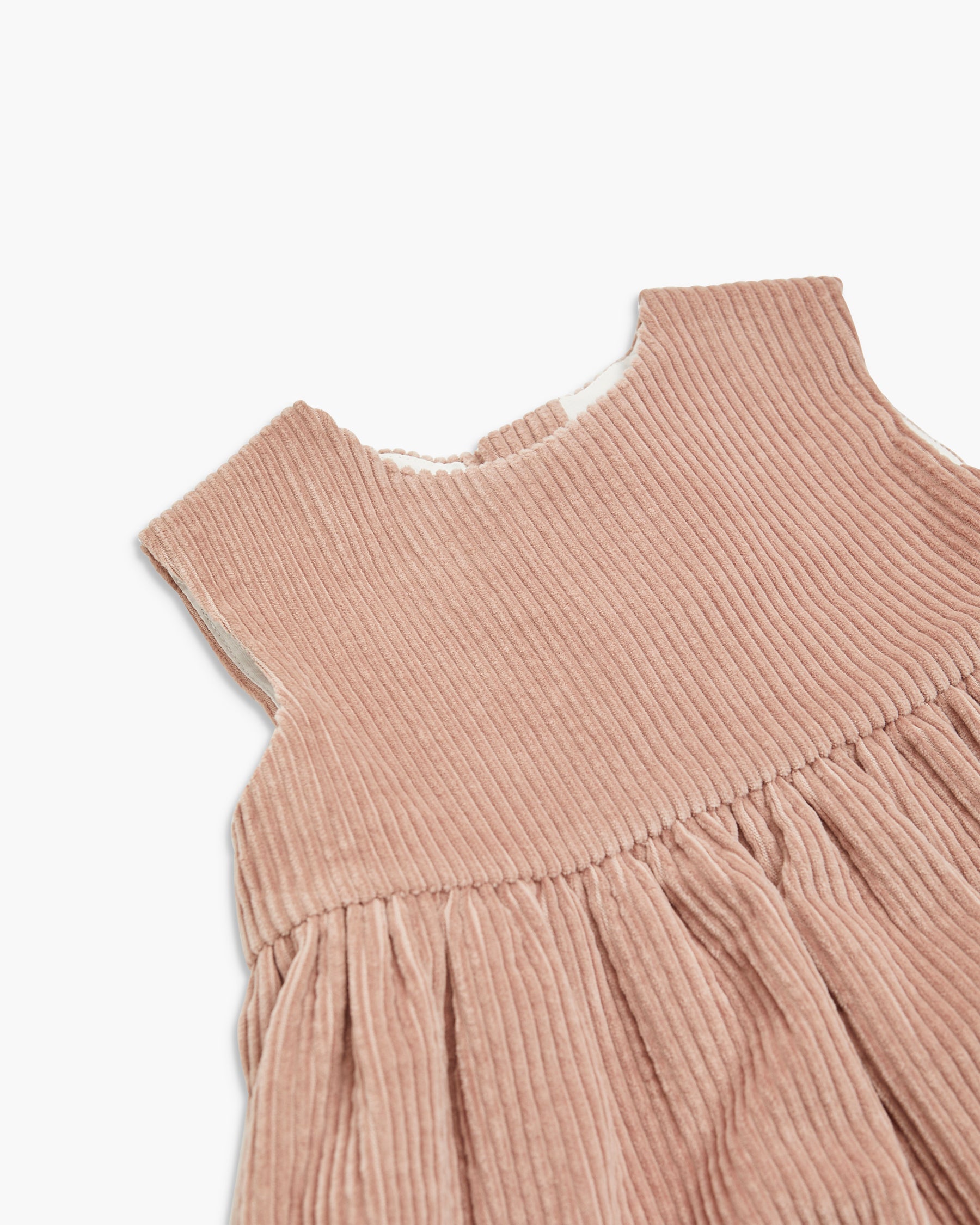 Pichi Dress Pink Corduroy