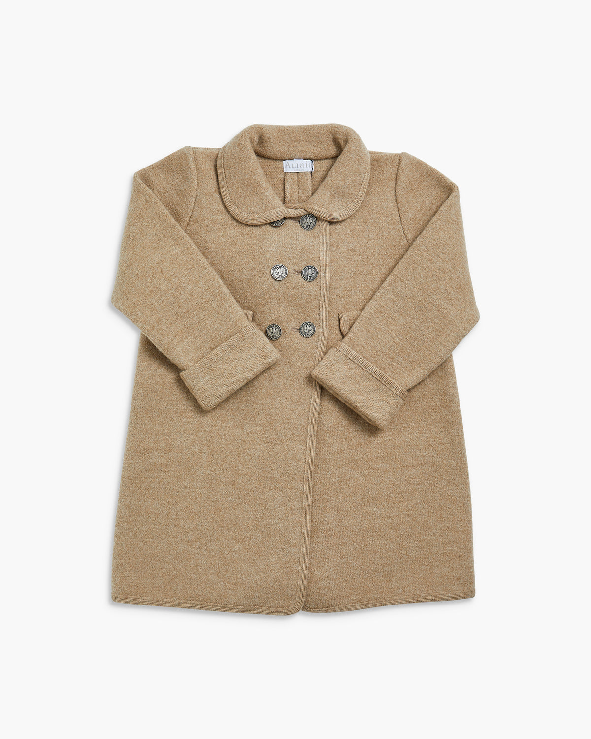 Razorbil Coat in beige, as worn by Princess Charlotte