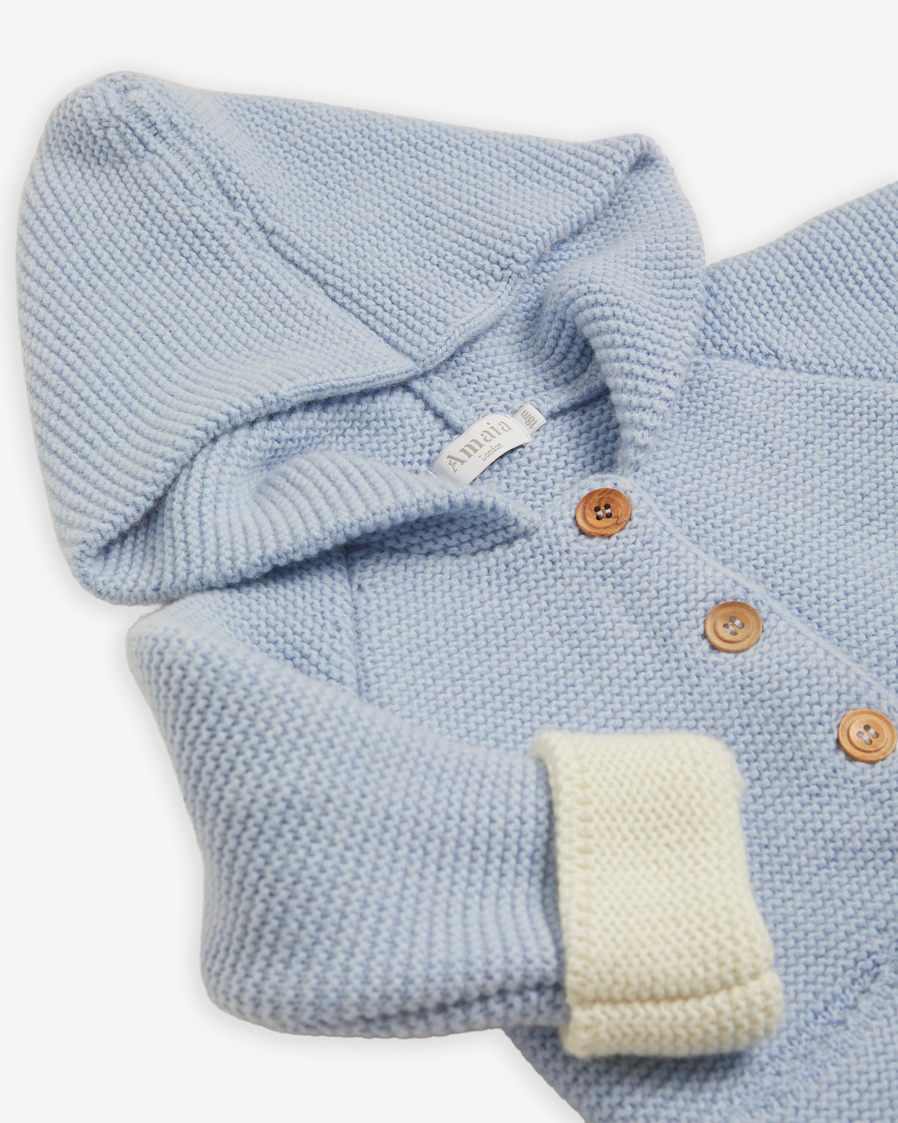 Robin Knitted Jacket Dusty Blue