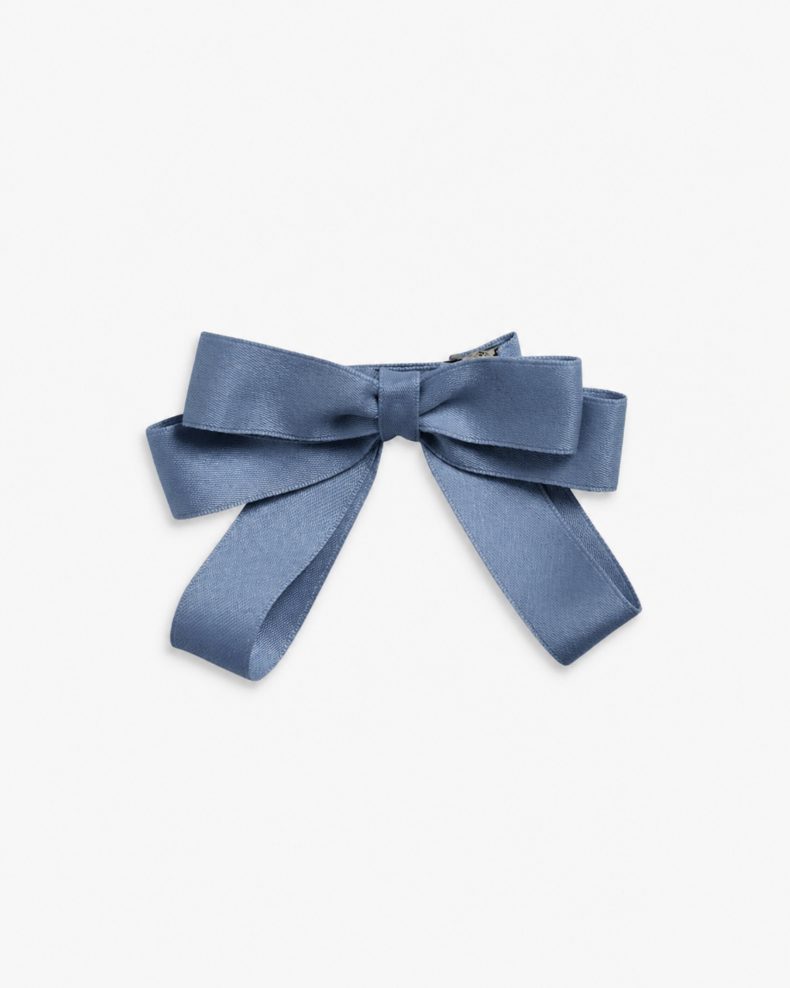 Satin Bow Blue