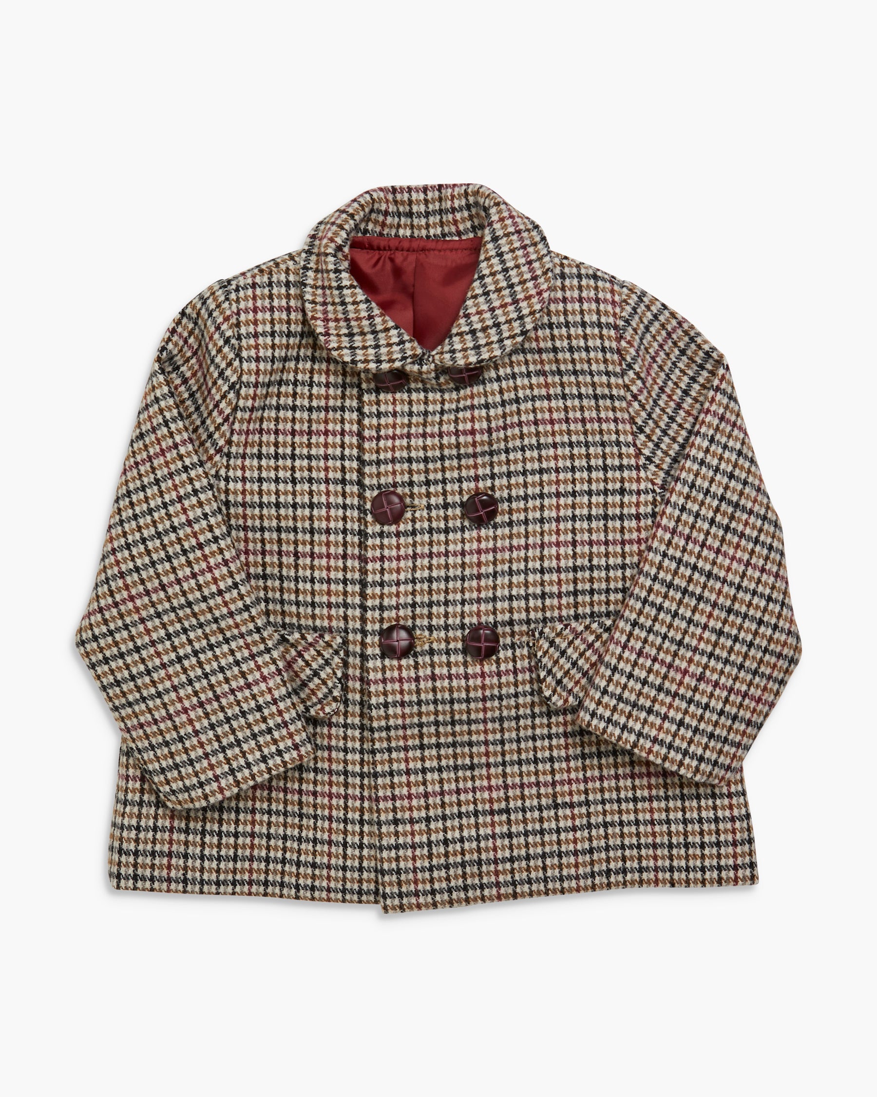 Sherlock Baby Jacket Checked Tweed