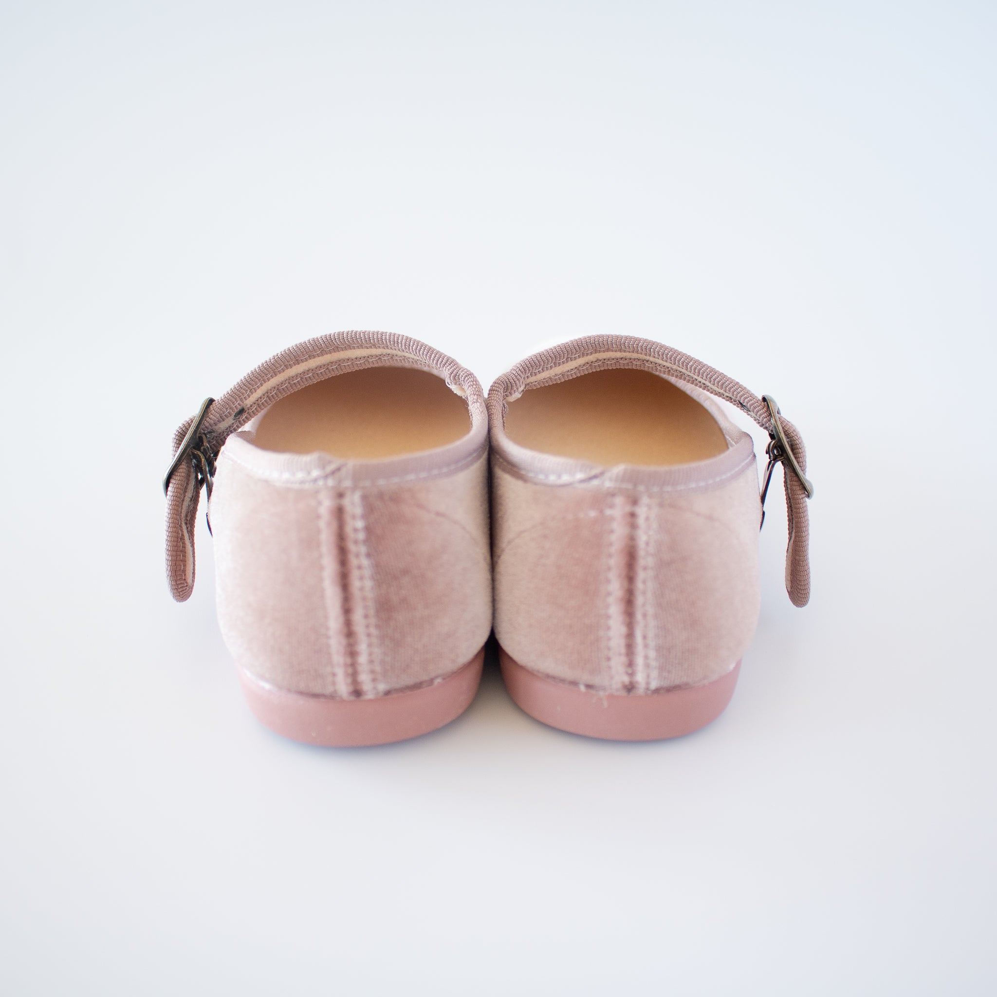 Girl Velvet Shoes Pink