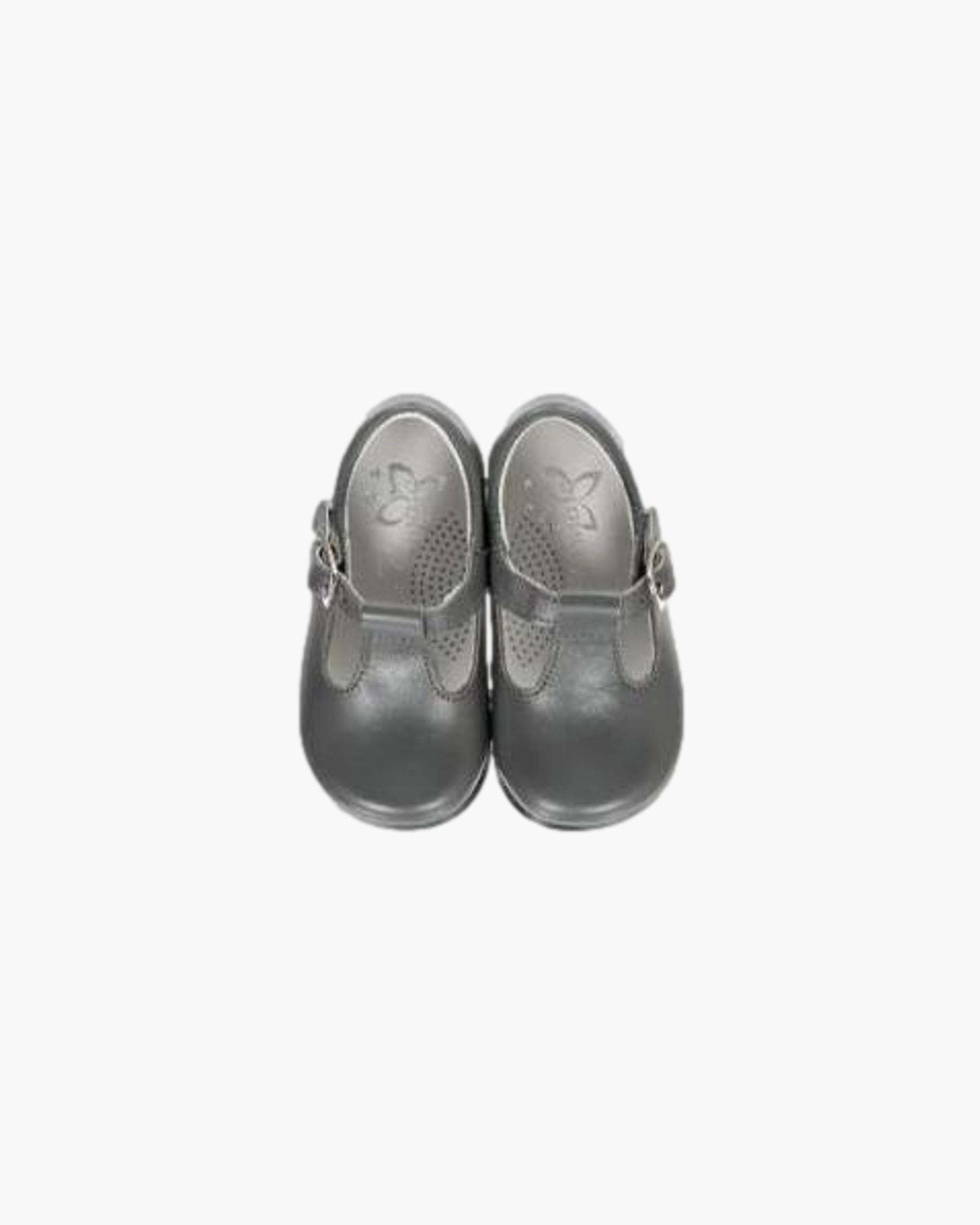 Baby Boy T-Bar Shoes Grey