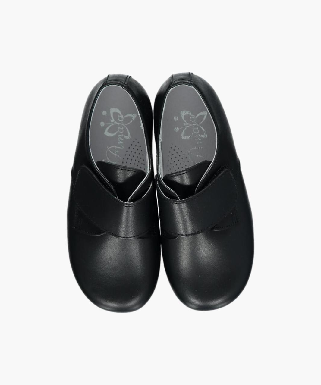 School Leather Shoes Navy