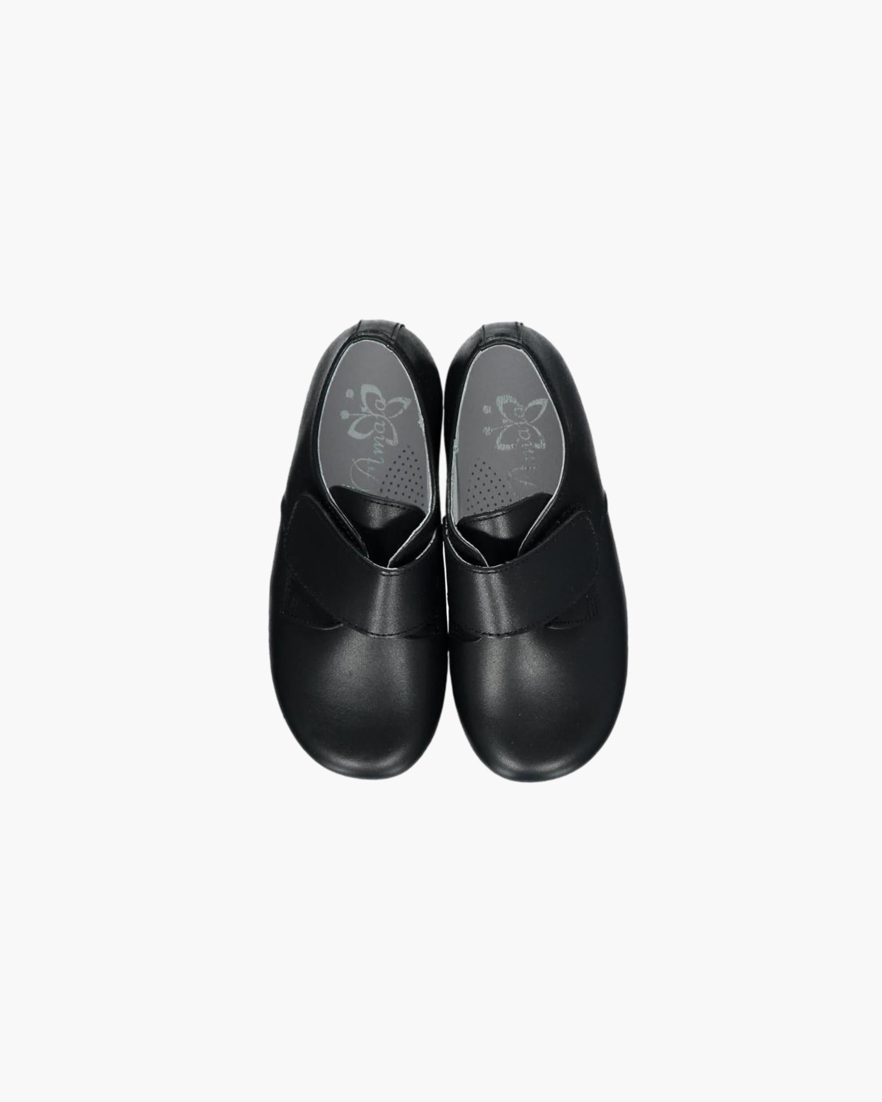 School Leather Shoes Navy