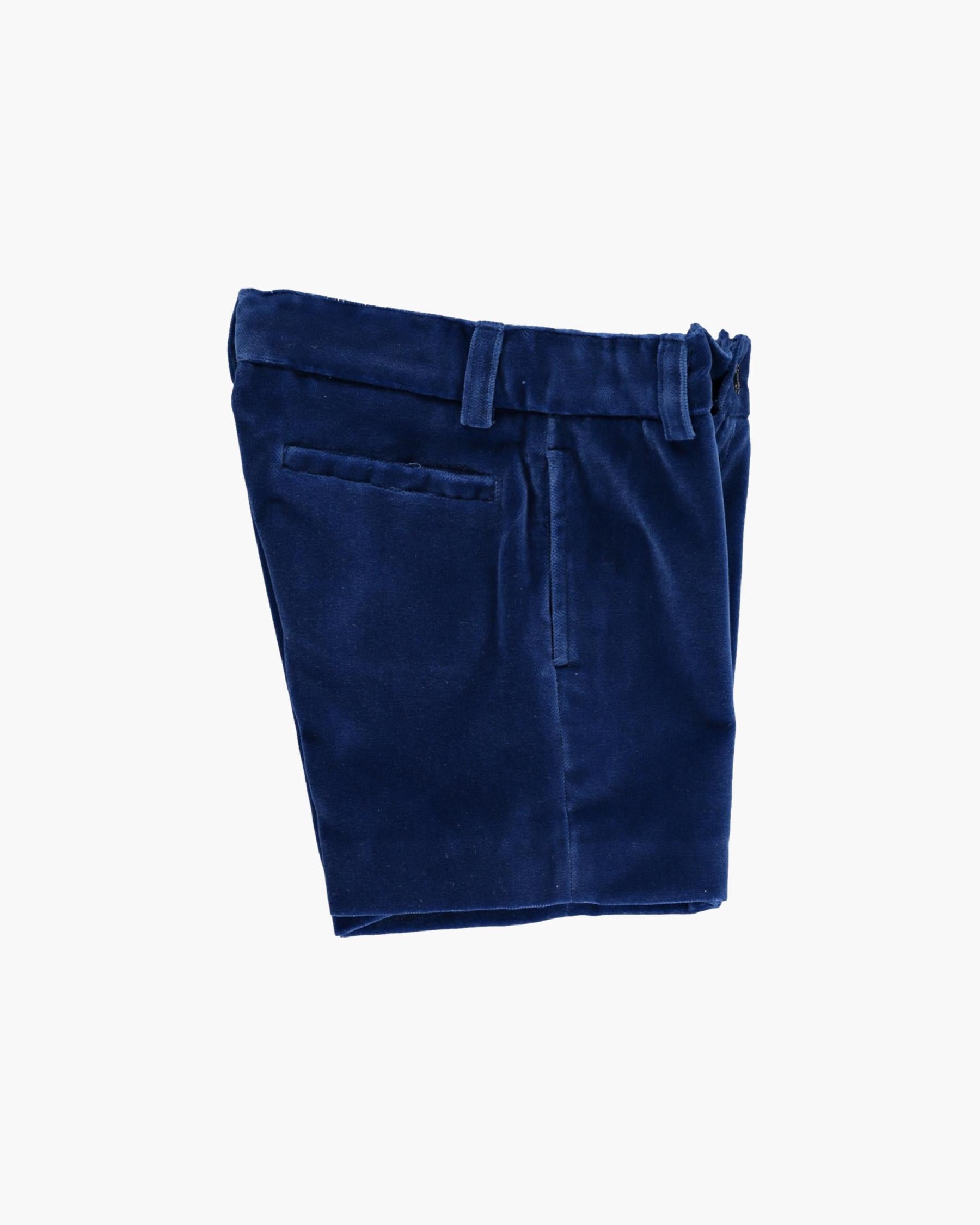 Louis Short Velvet Blue